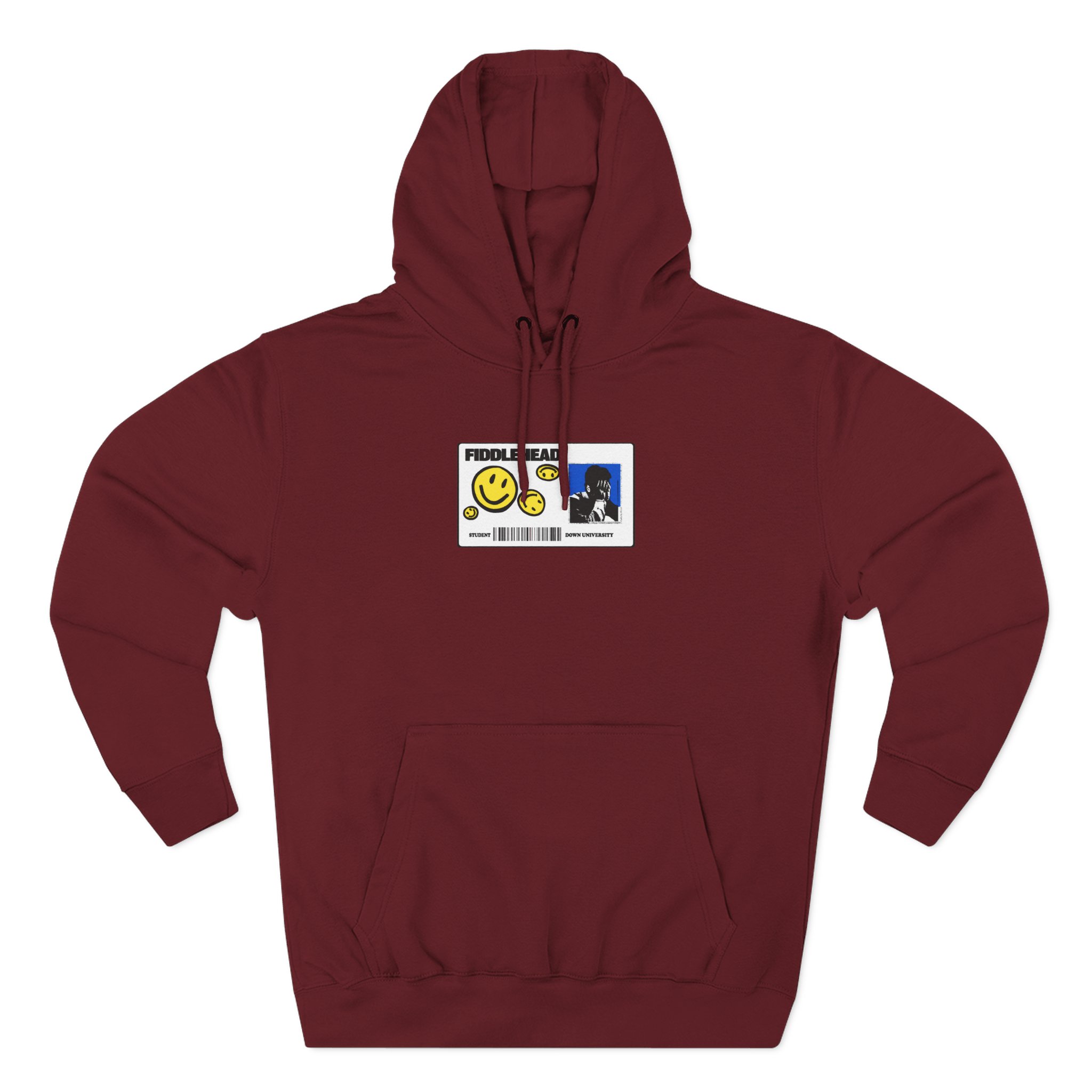 Fiddlehead Id Card Three-Panel Fleece Hoodie