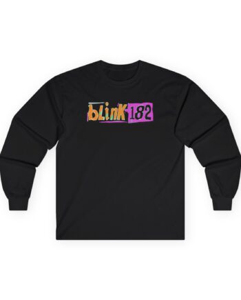 Blink 182 Logo Green Unisex Ultra Cotton Long Sleeve Tee