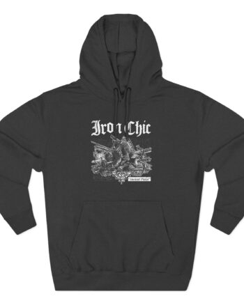 Iron Chic Three-Panel Fleece Hoodie