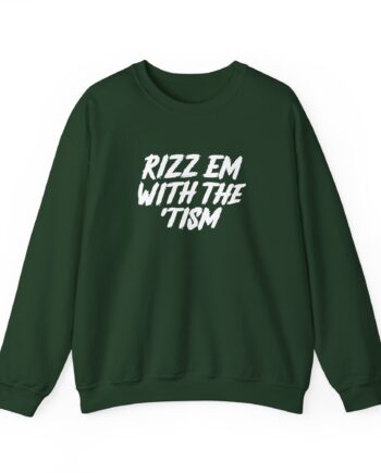 Ryan Windridge Rizz Em With the Tism Unisex Heavy Blend™ Crewneck Sweatshirt