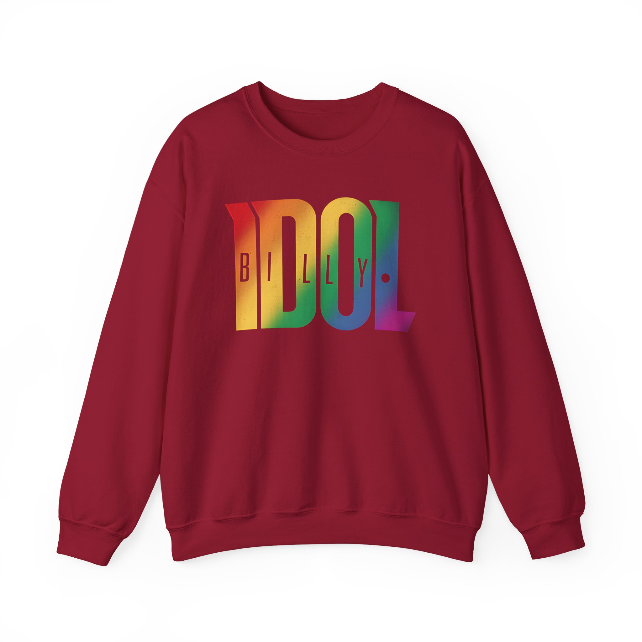 Billy Idol Black Rainbow Logo Unisex Heavy Blendâ„¢ Crewneck Sweatshirt