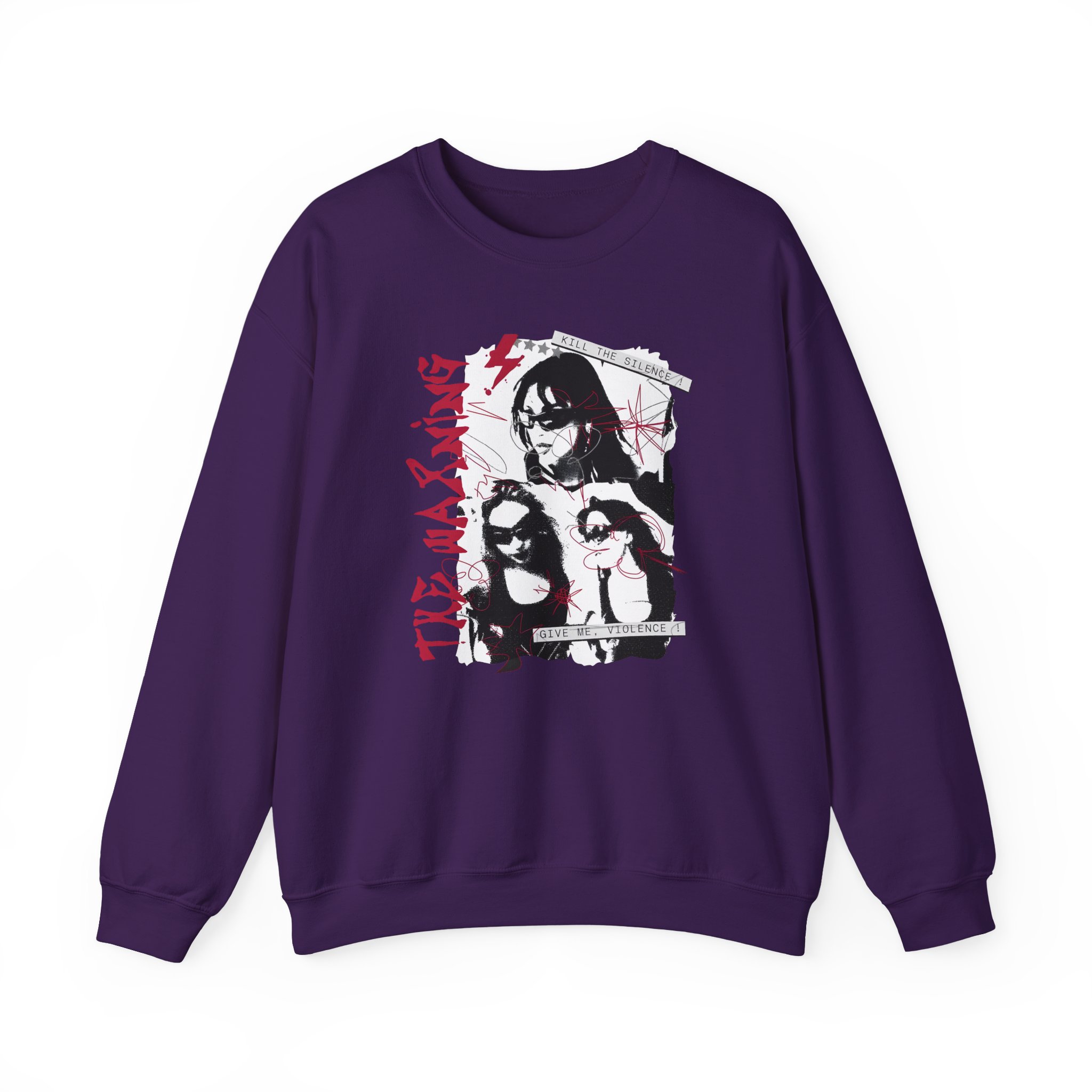 The Warning Silence Unisex Heavy Blendâ„¢ Crewneck Sweatshirt