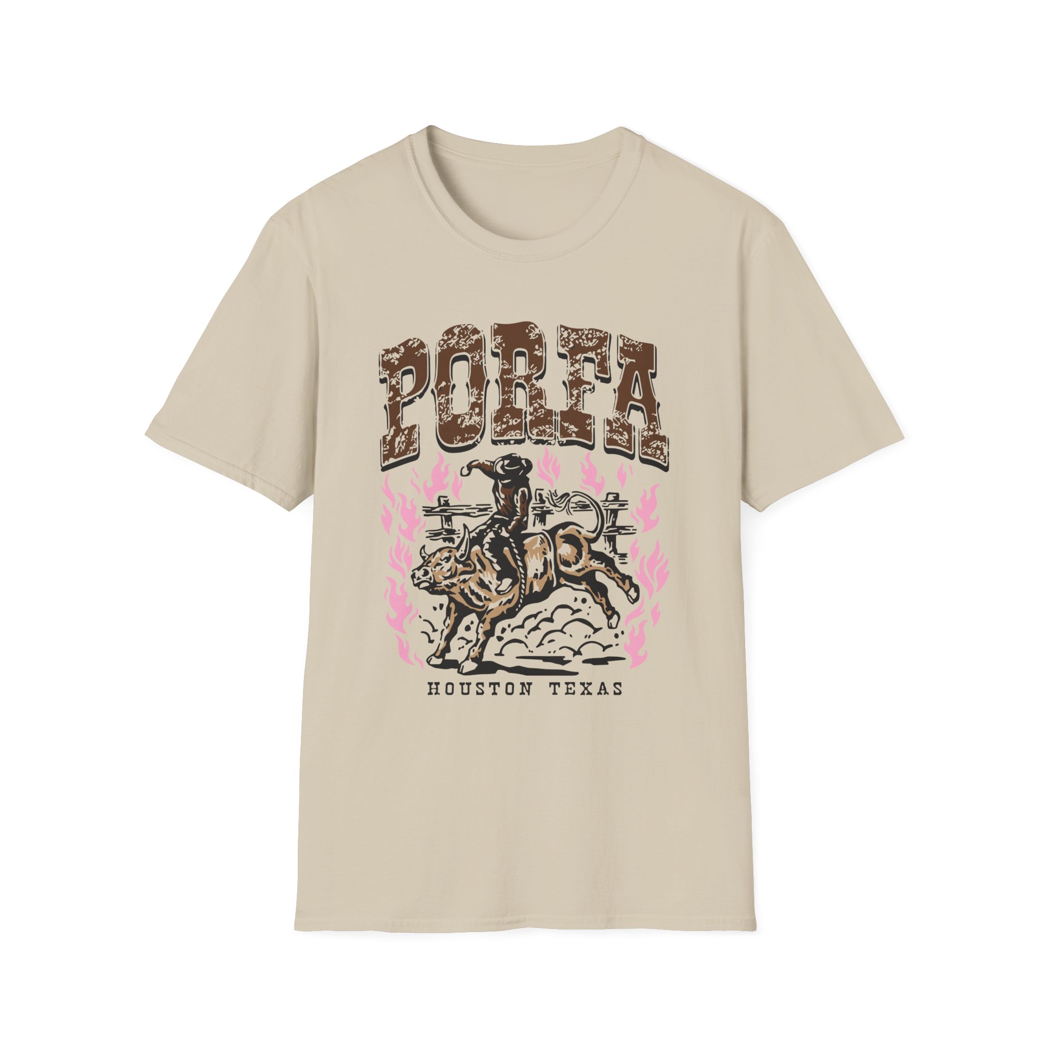 Porfa Houston Texas Unisex Softstyle T-Shirt