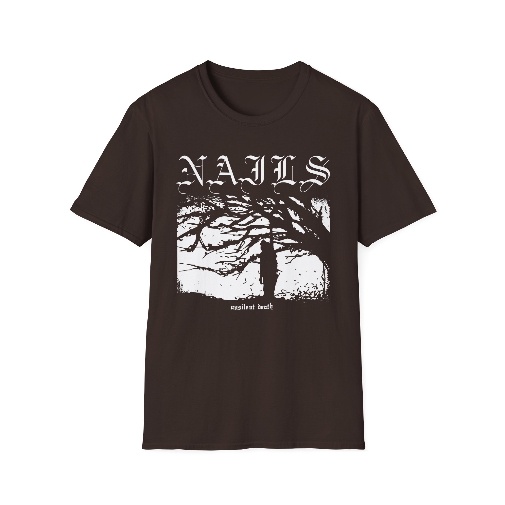 Nails Unsilent Death Unisex Softstyle T-Shirt