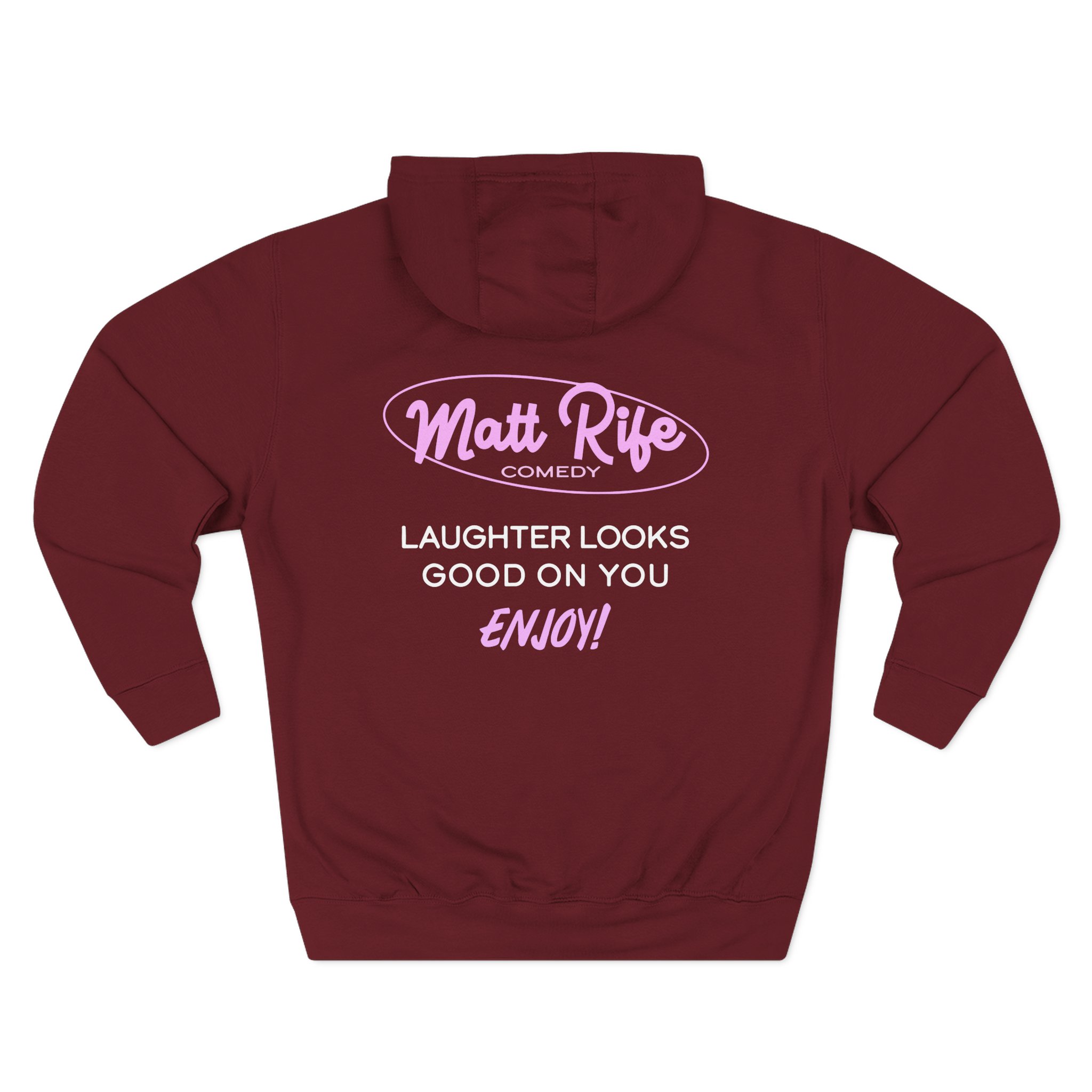 Matt Rife Laughter Looks Good on You Three-Panel Fleece Hoodie