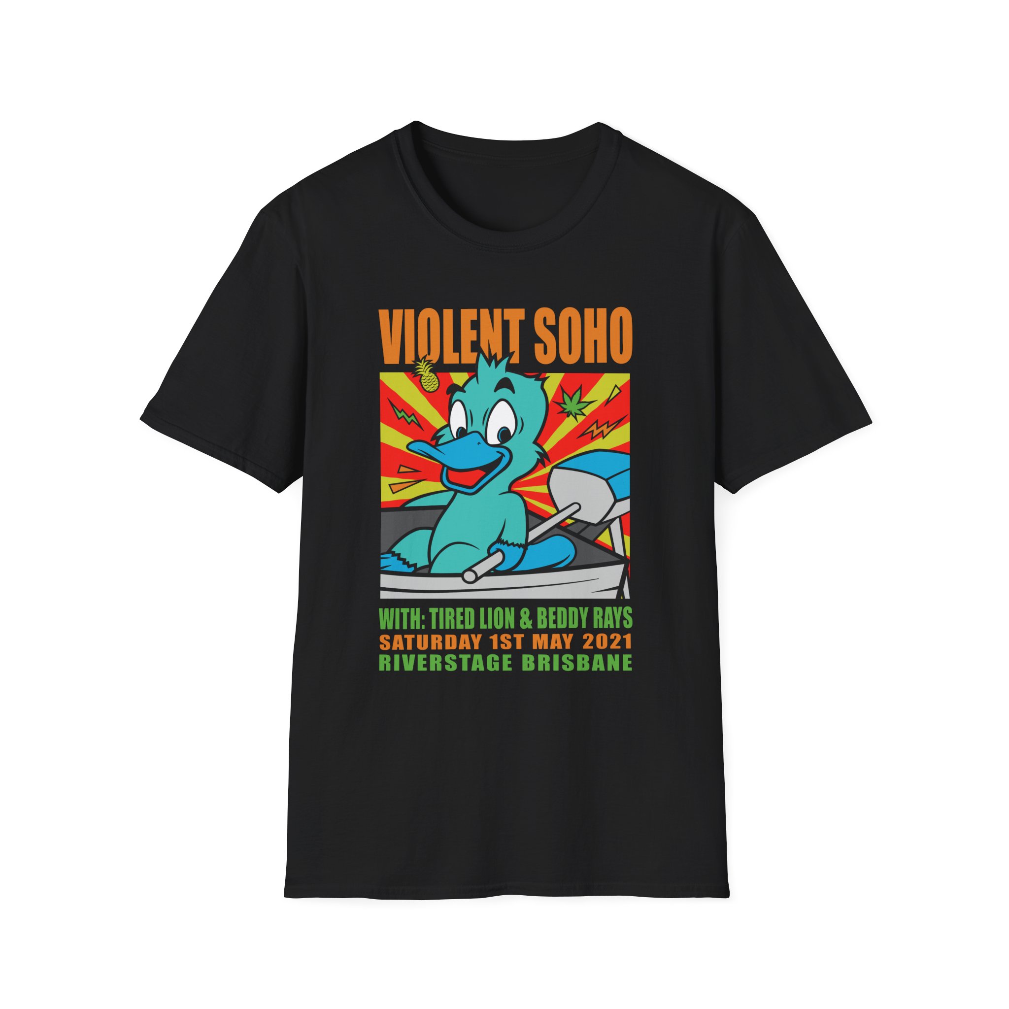 Violent Soho Event Poster Unisex Softstyle T-Shirt
