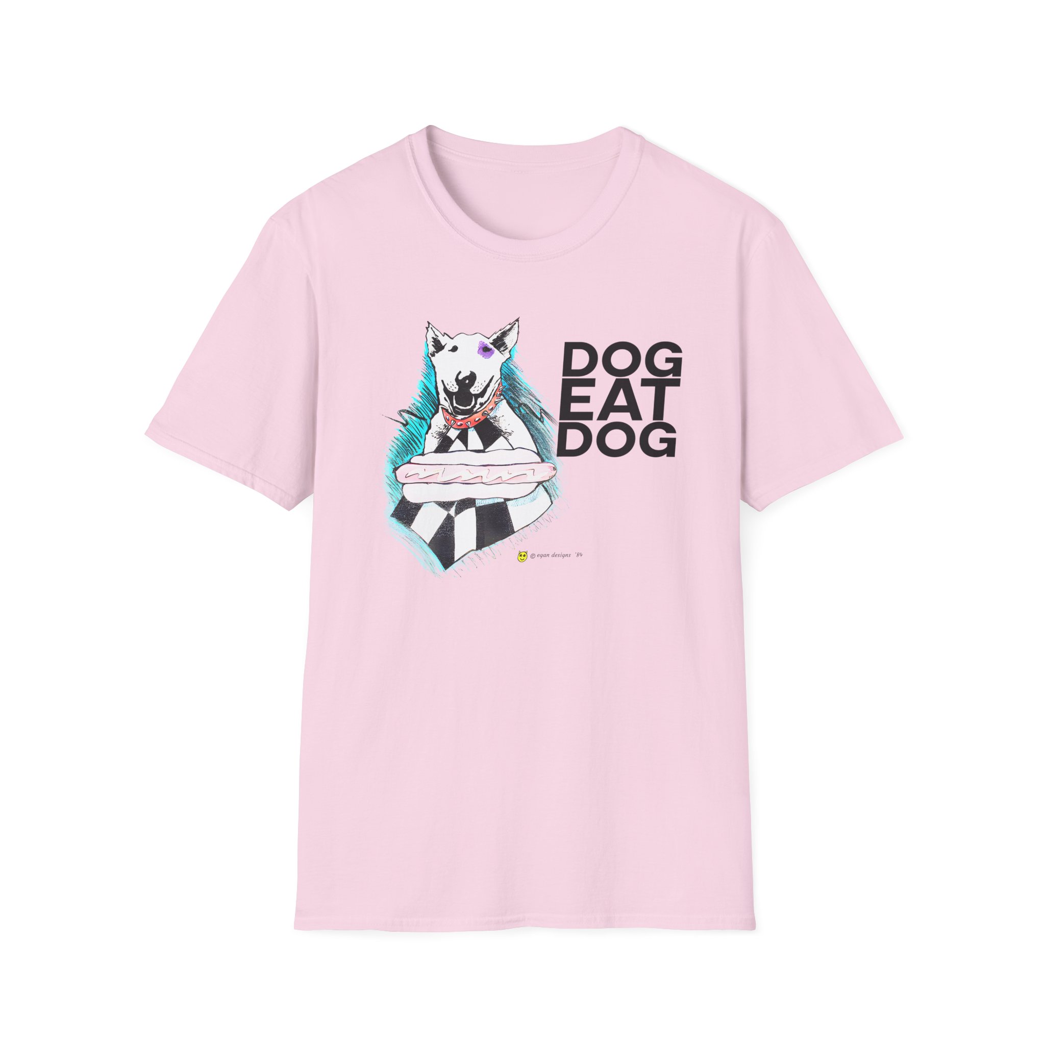 Dog Eat Dog Hotdog Unisex Softstyle T-Shirt