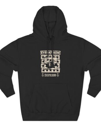 Eyehategod Depress Three-Panel Fleece Hoodie