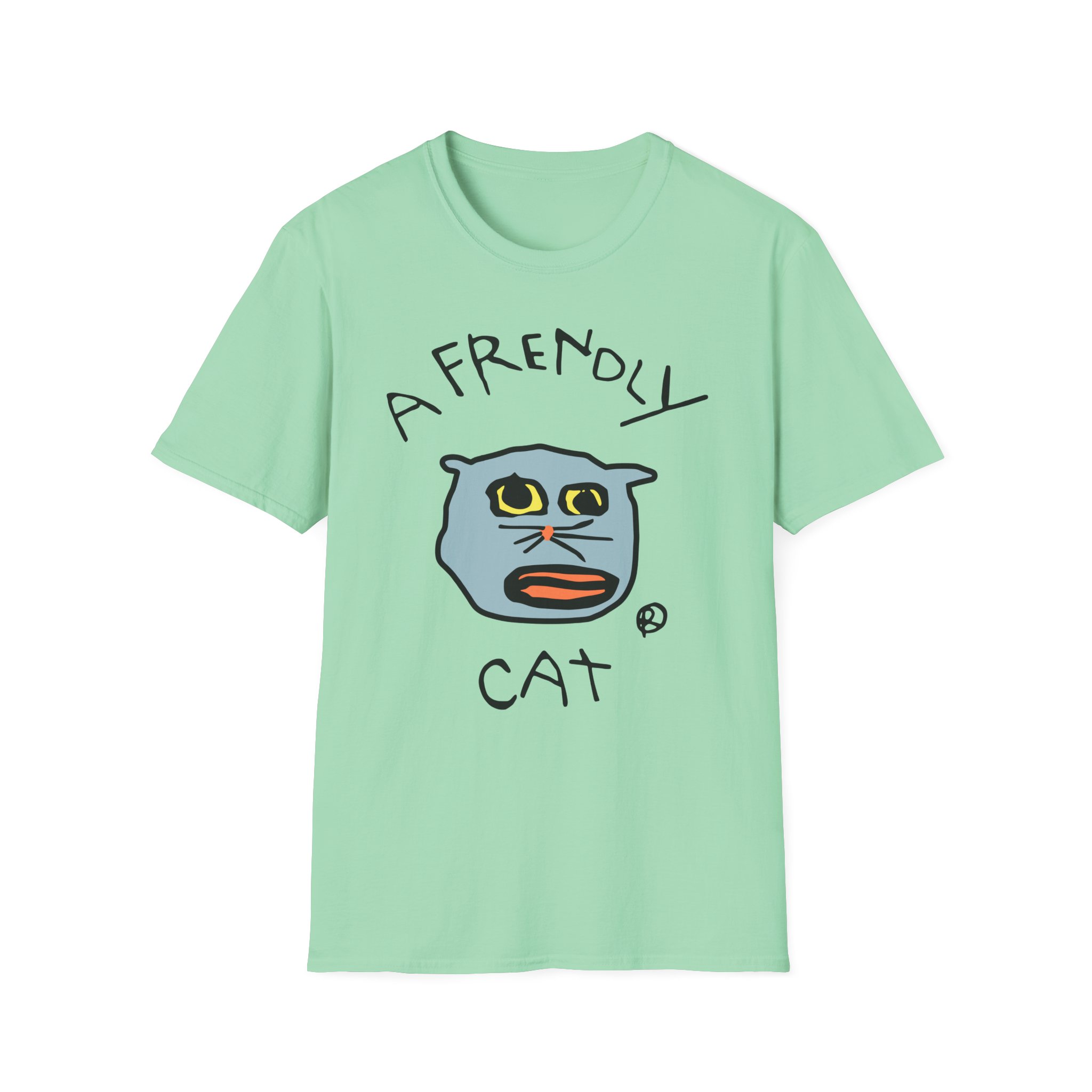 Lirik Just a Frendly Cat Unisex Softstyle T-Shirt
