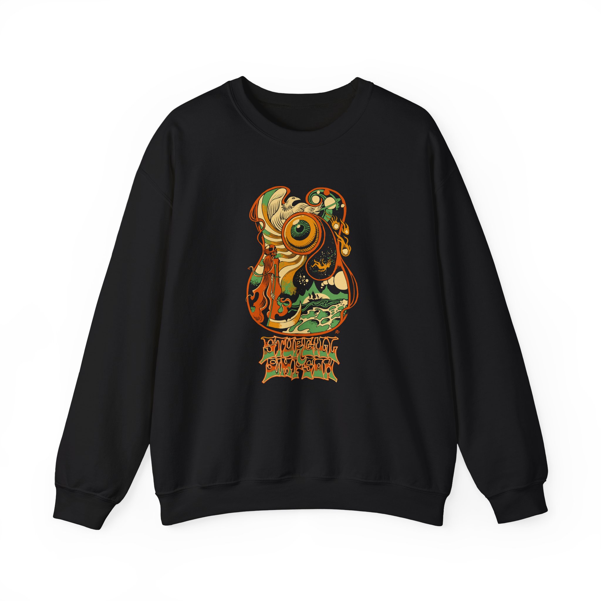 Sturgill Simpson Asteroid Guitar Tour Unisex Heavy Blendâ„¢ Crewneck Sweatshirt