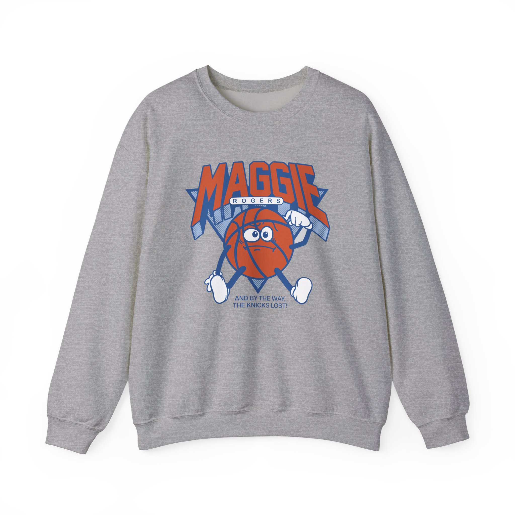 Maggie Rogers and by the Way the Knicks Lost Unisex Heavy Blendâ„¢ Crewneck Sweatshirt