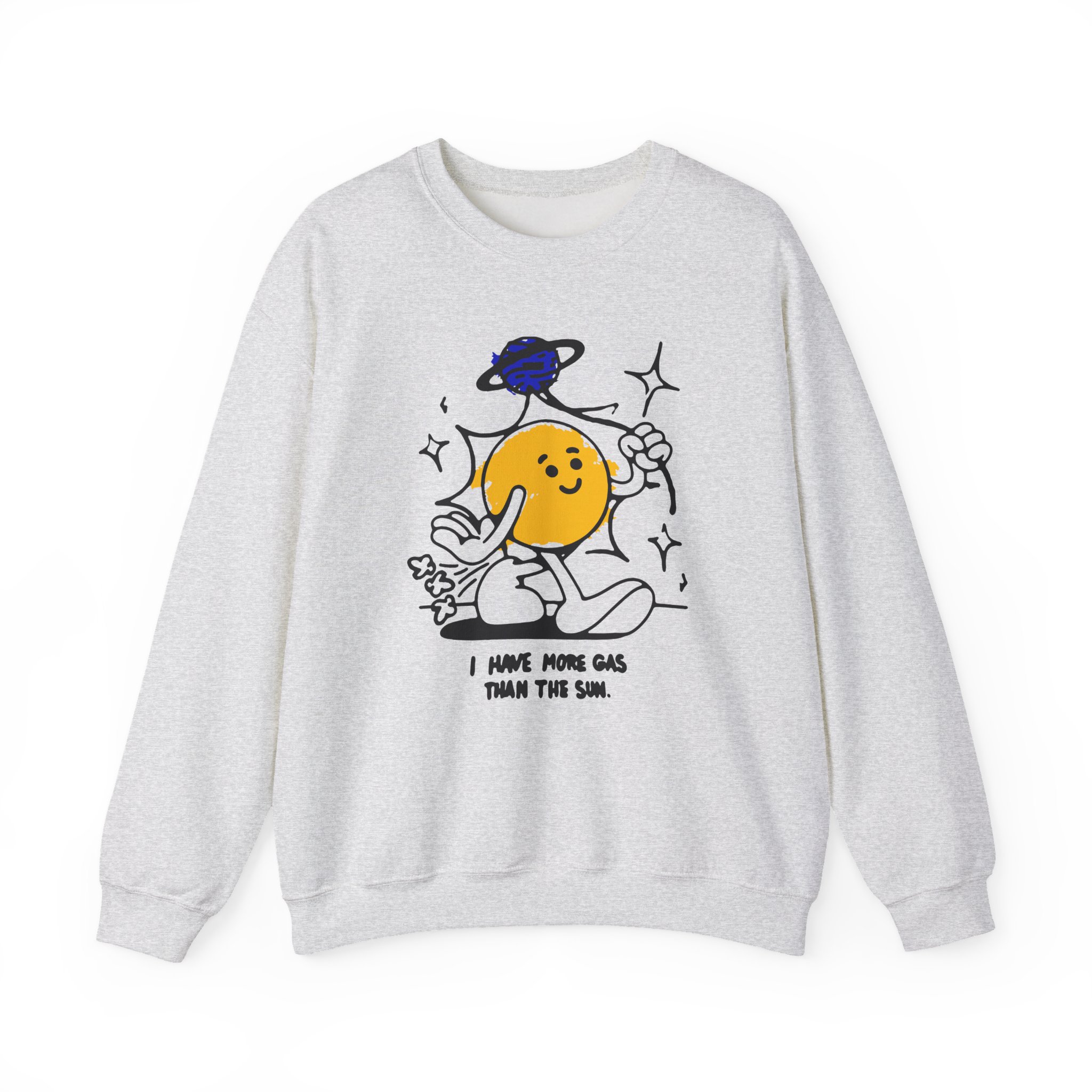 Chad Chad I Have More Gas Than the Sun Unisex Heavy Blendâ„¢ Crewneck Sweatshirt