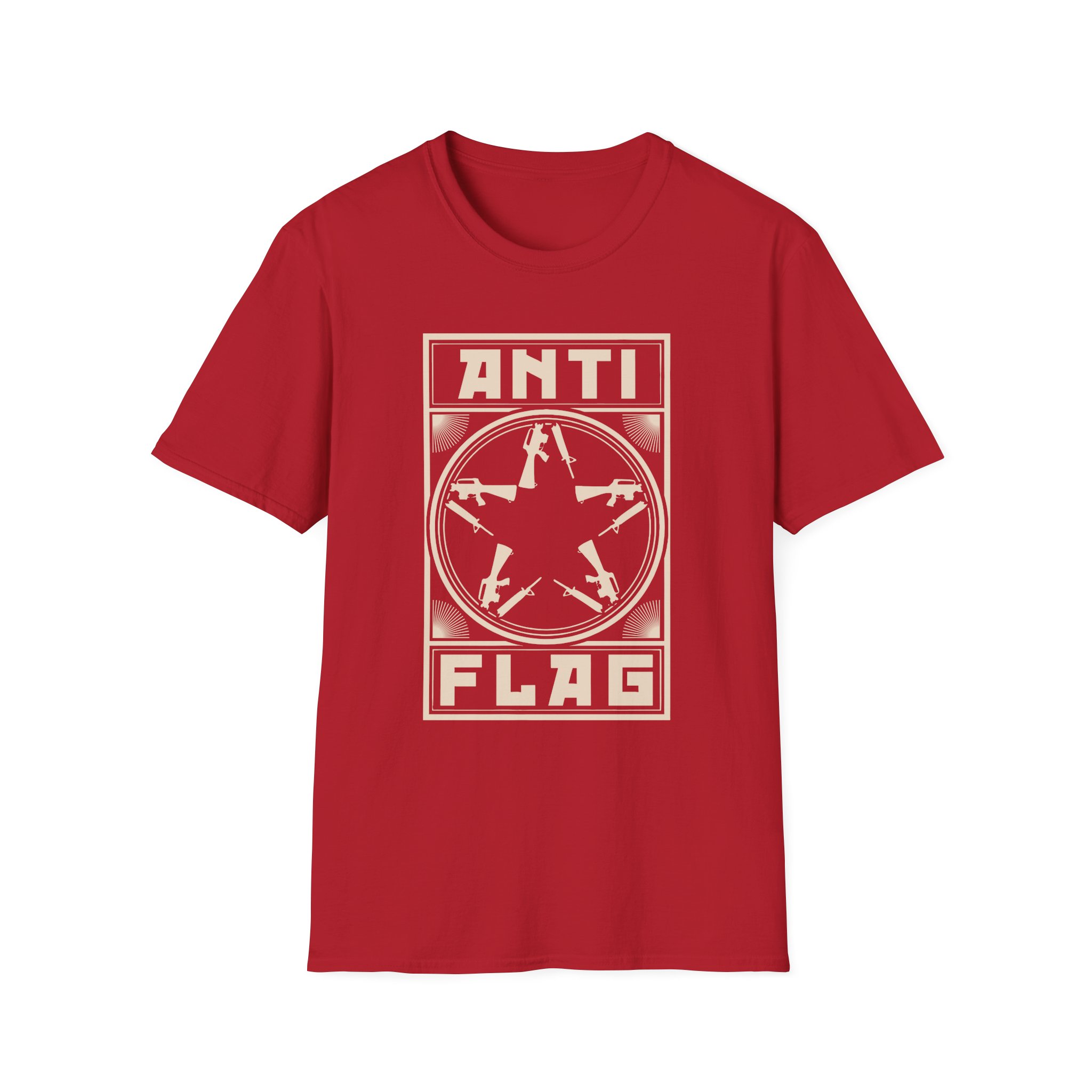 Anti Flag Comrade Gunstar Unisex Softstyle T-Shirt