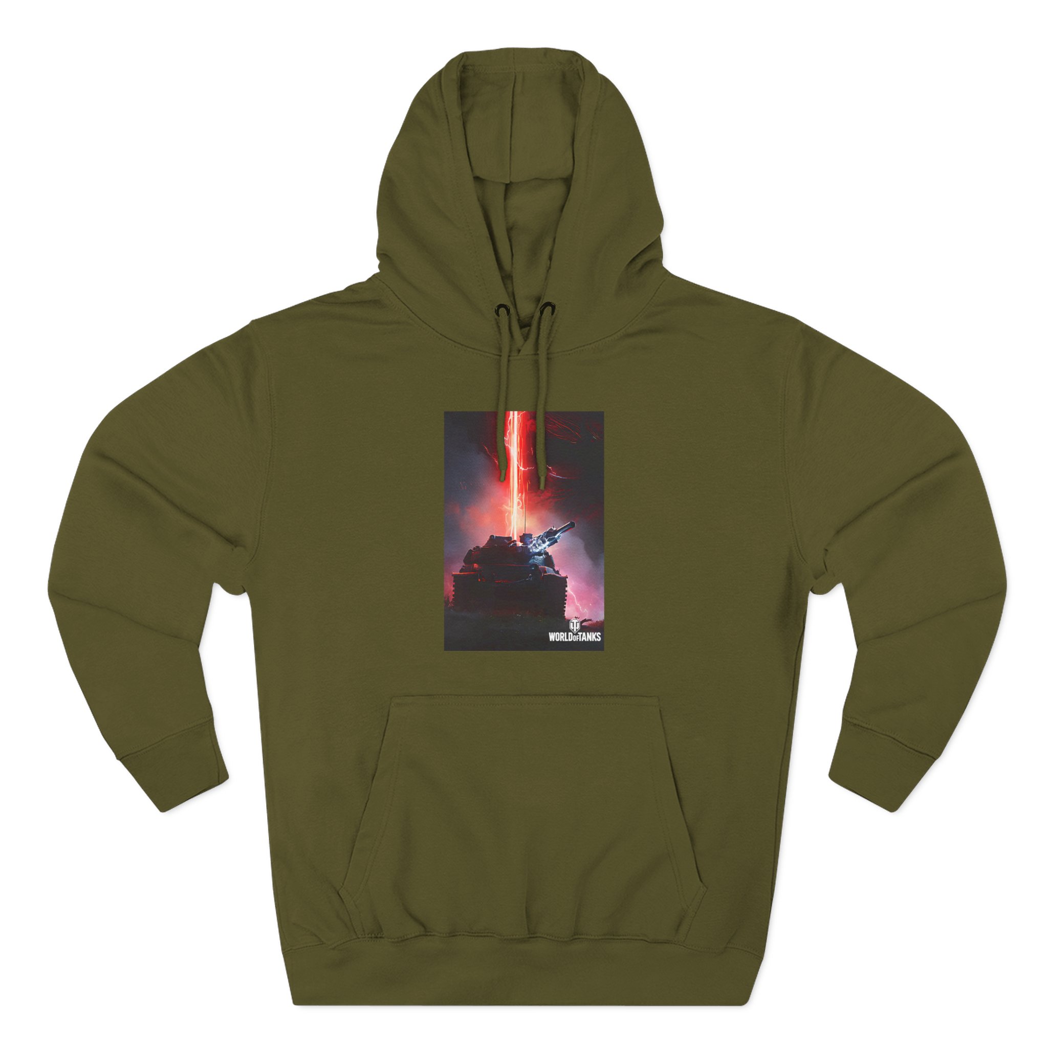 World of Tank Waffentrager Three-Panel Fleece Hoodie