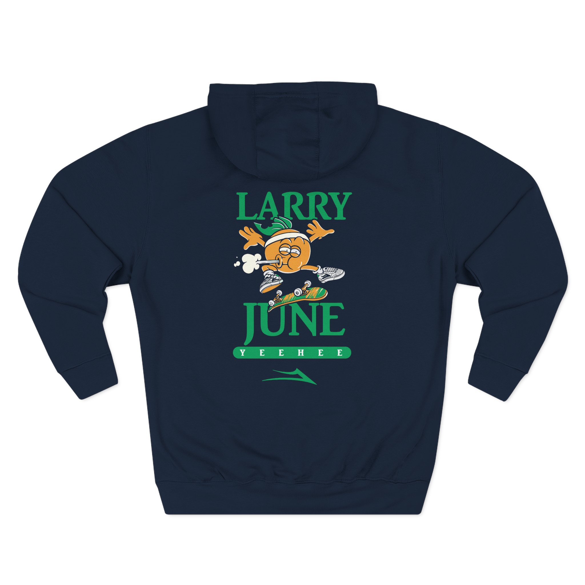 Larry June Three-Panel Fleece Hoodie