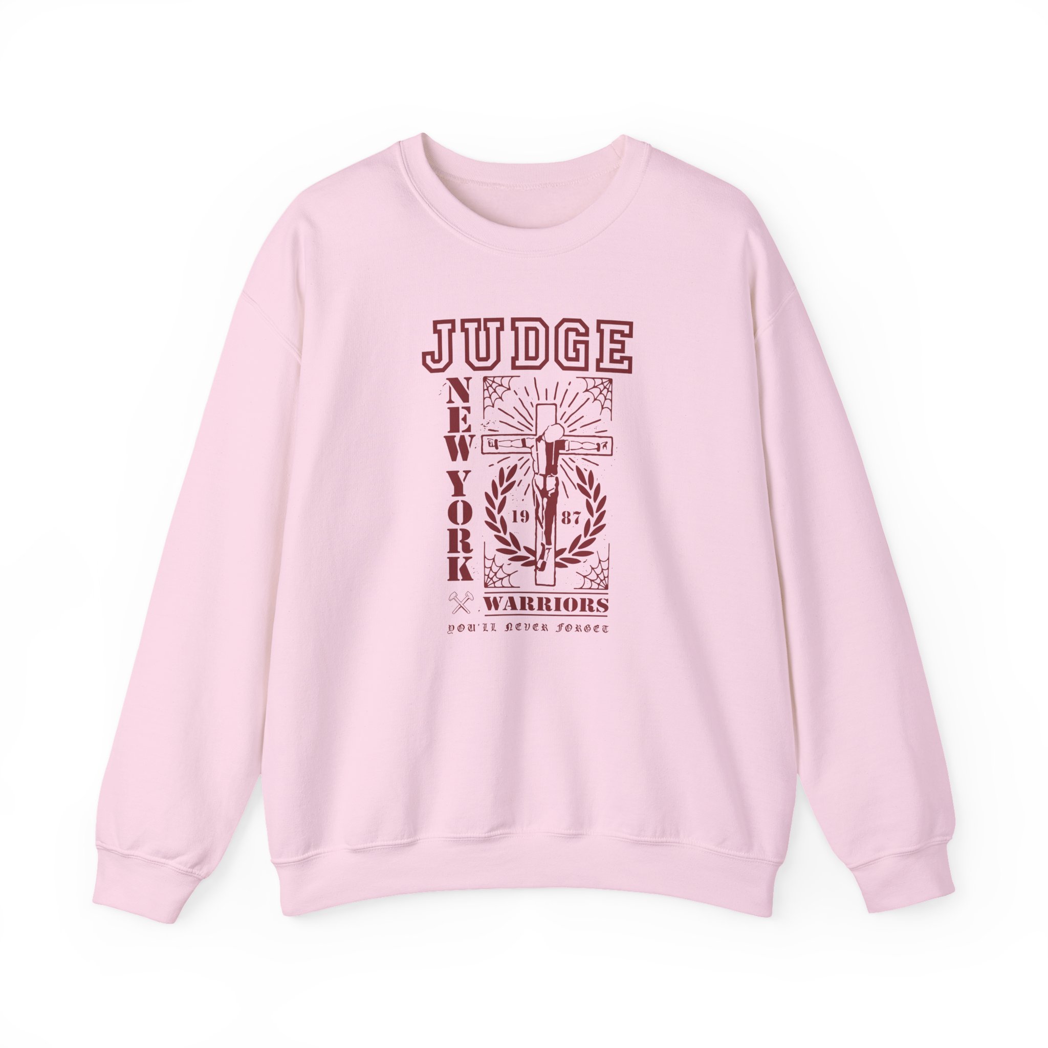 Judge Crucified Mustard Unisex Heavy Blendâ„¢ Crewneck Sweatshirt