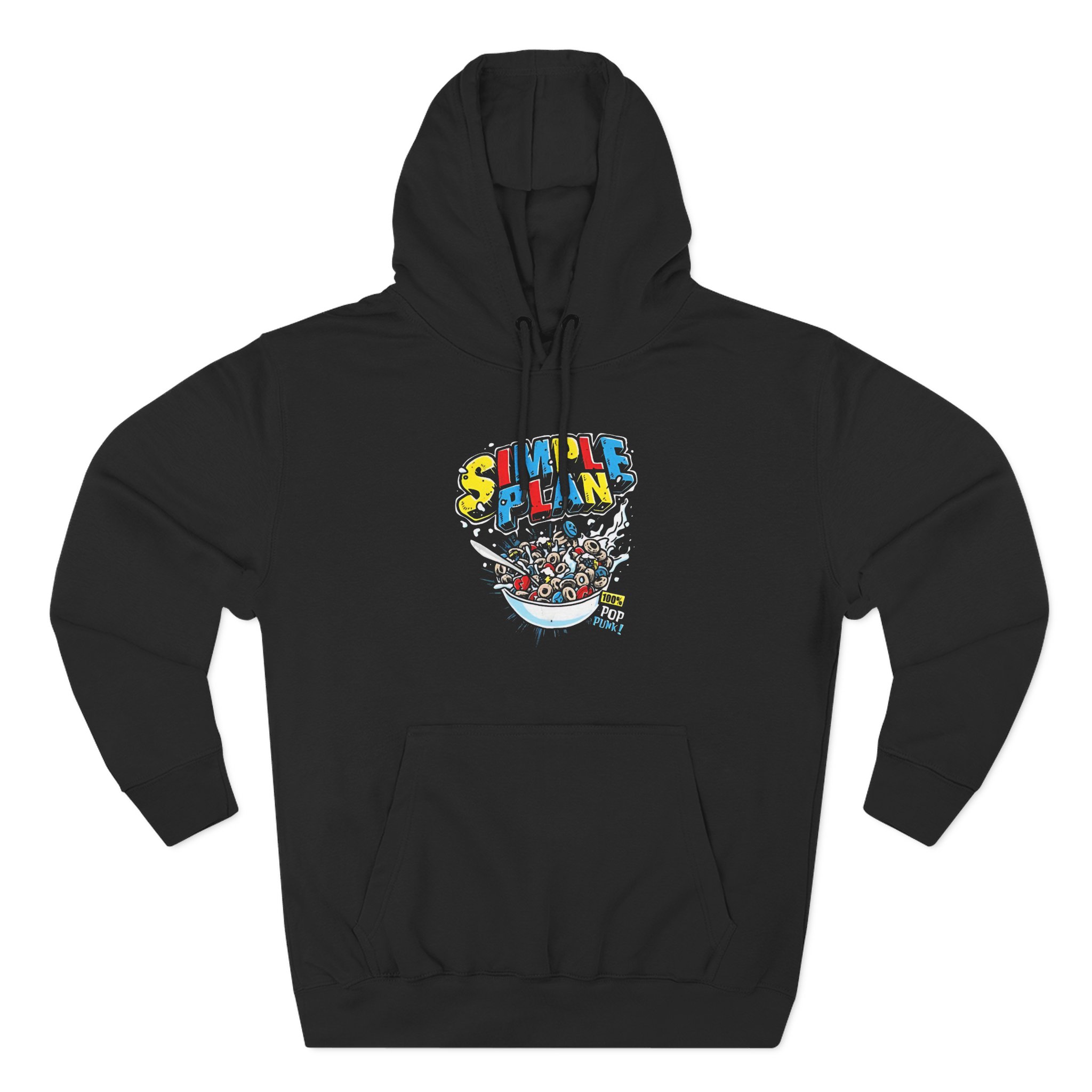 Simple Plan Cereal Three-Panel Fleece Hoodie