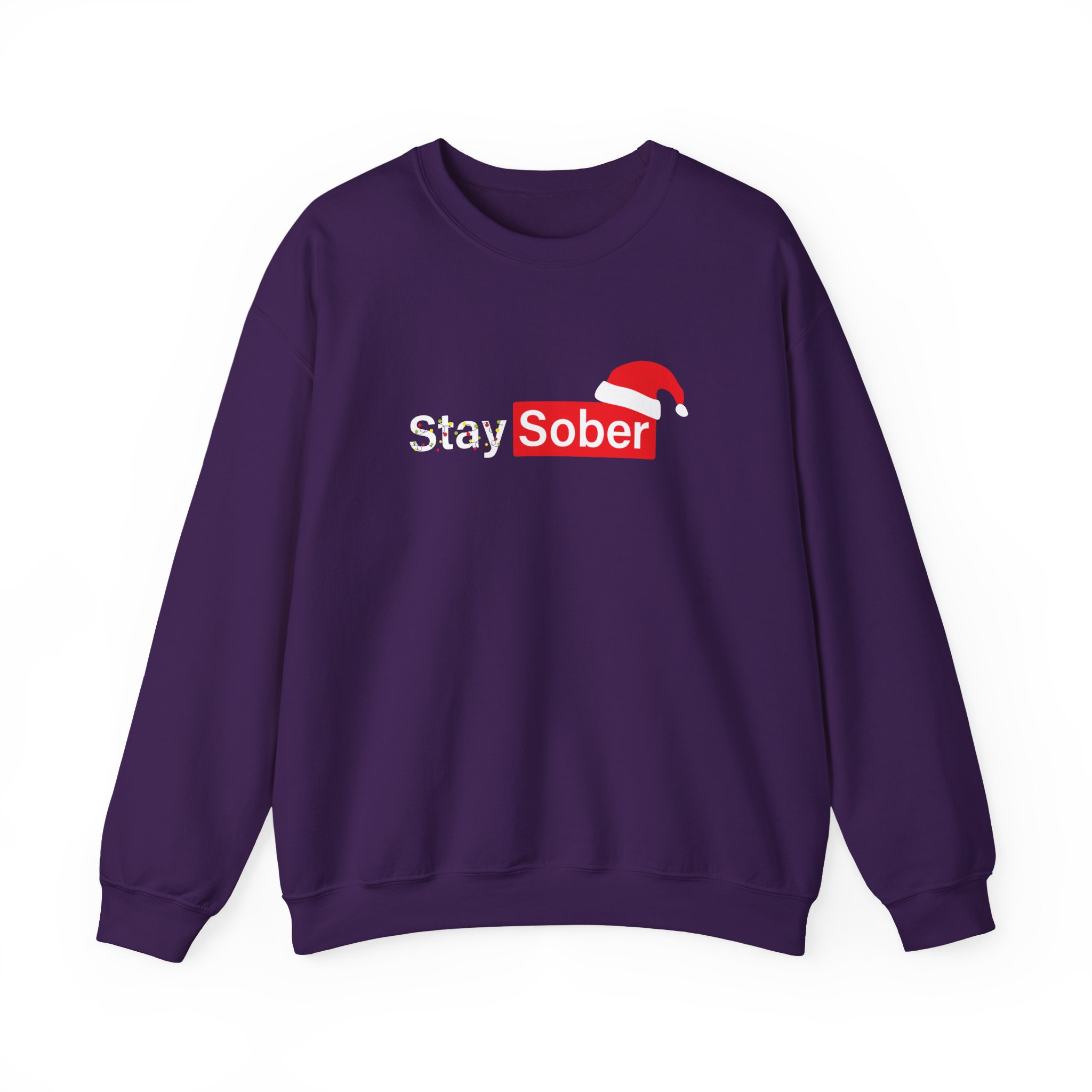 D’aydrian Harding Xmas Stay Sober Unisex Heavy Blend™ Crewneck Sweatshirt