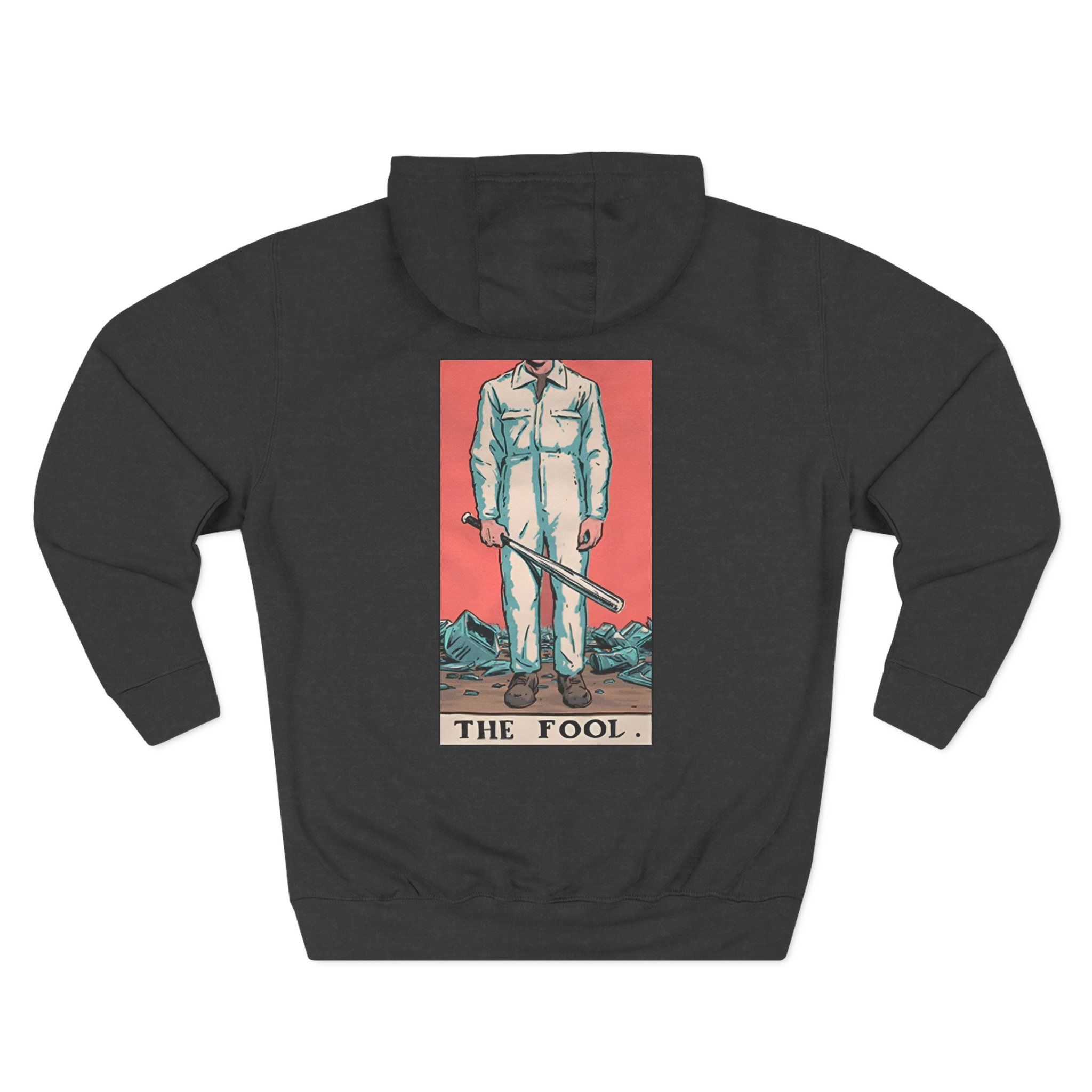 The Early November Tarot Card Three-Panel Fleece Hoodie