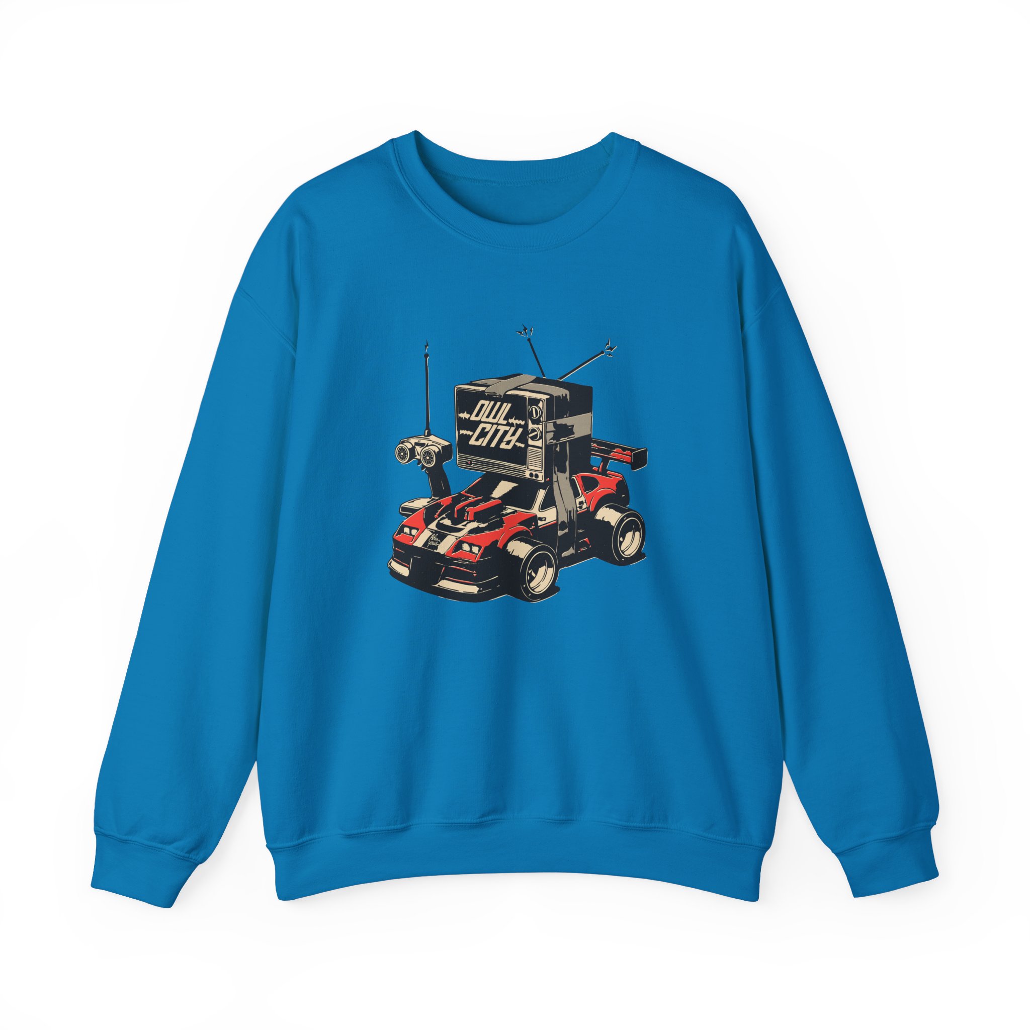 Owl City Rc Car Unisex Heavy Blendâ„¢ Crewneck Sweatshirt