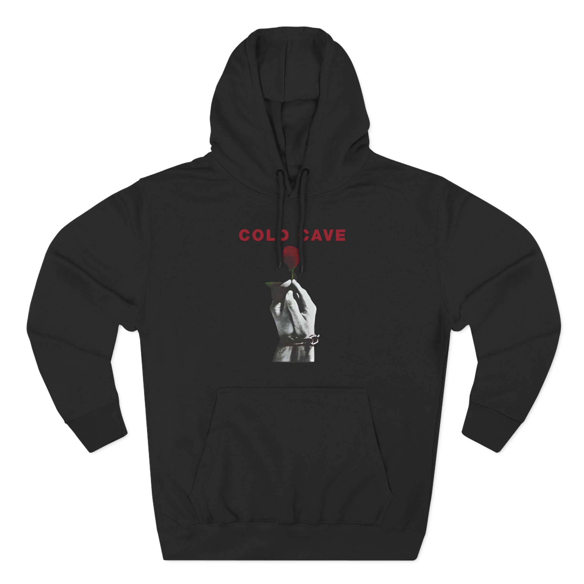 Cold Cave Rose Three-Panel Fleece Hoodie