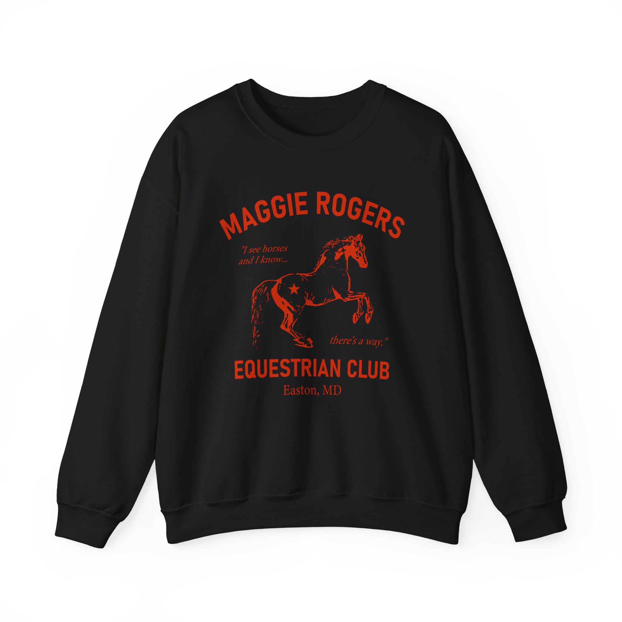 Maggie Rogers Equestrian Club Unisex Heavy Blendâ„¢ Crewneck Sweatshirt