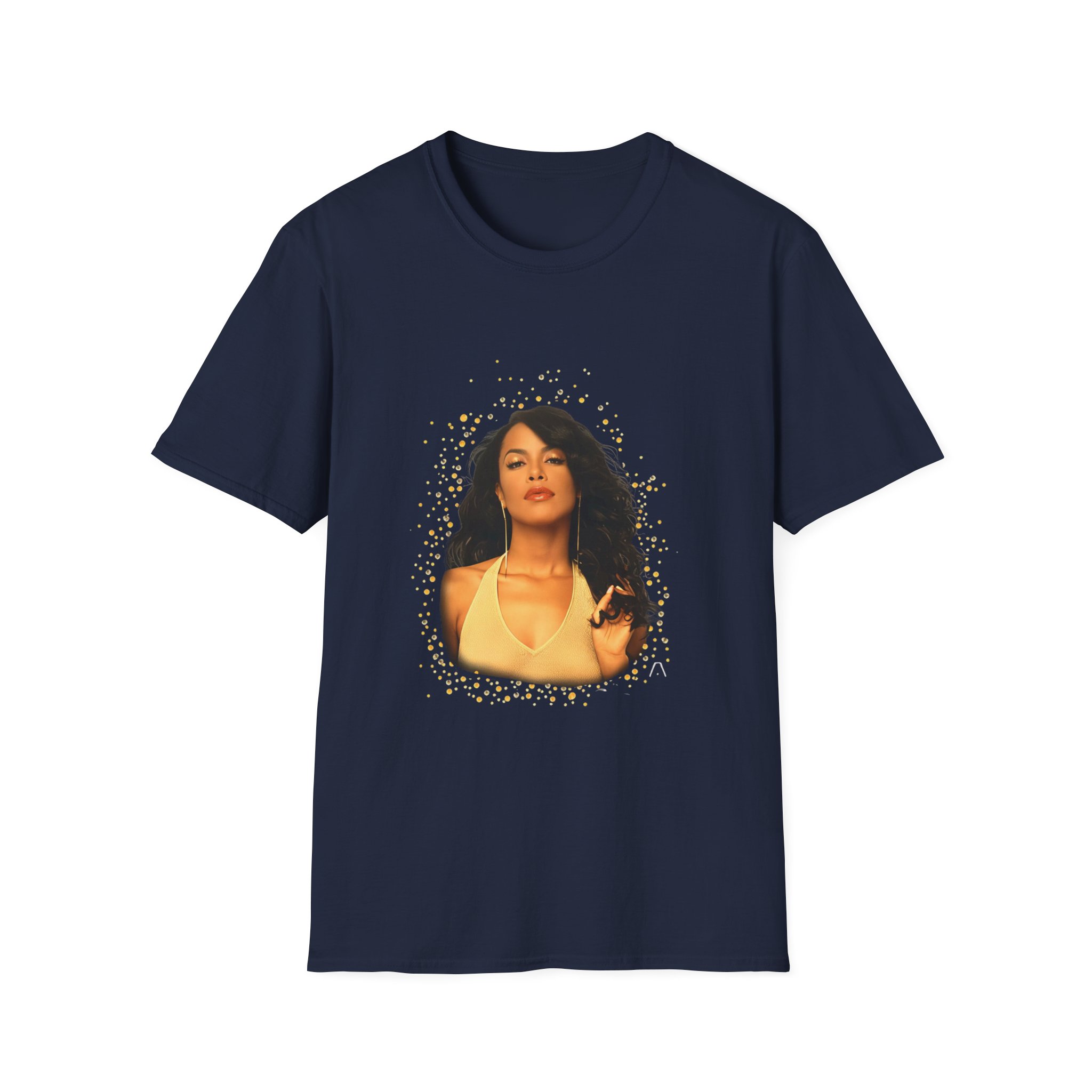 Aaliyah Self Titled Portrait Unisex Softstyle T-Shirt