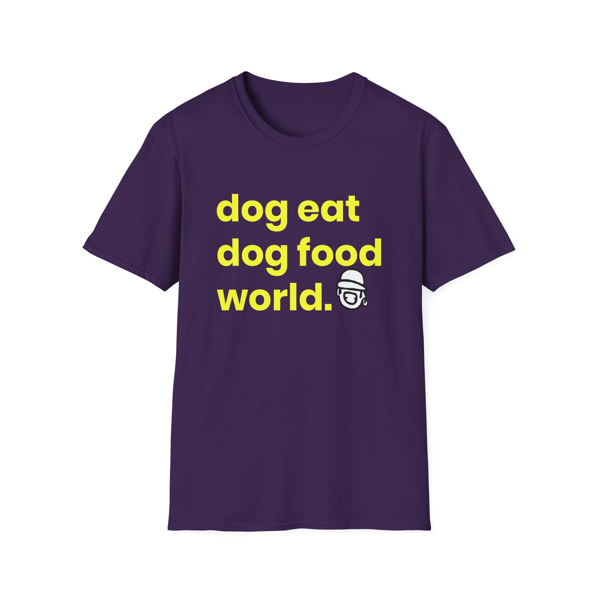 Niko B Dog Eat Dog Food World Unisex Softstyle T-shirt