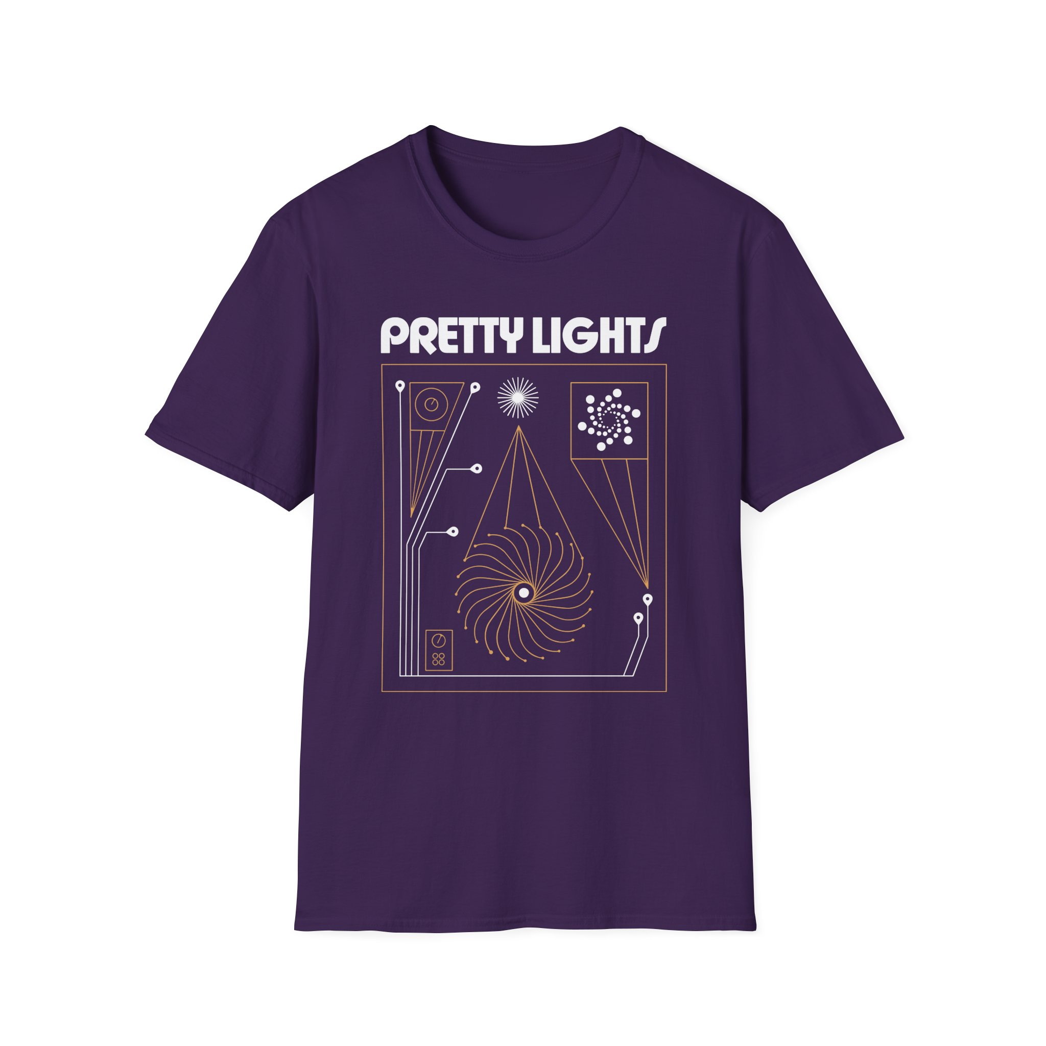 Pretty Lights Swirl Science Unisex Softstyle T-Shirt