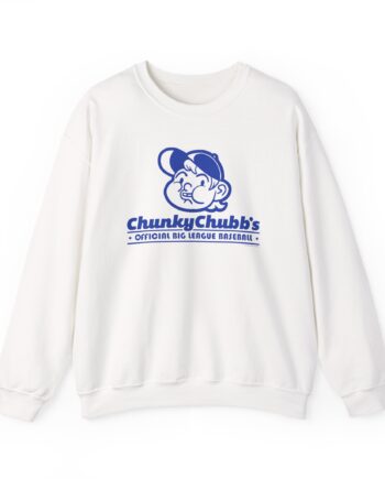 Grounded Chunky Chubb's Baseball Unisex Heavy Blend™ Crewneck Sweatshirt