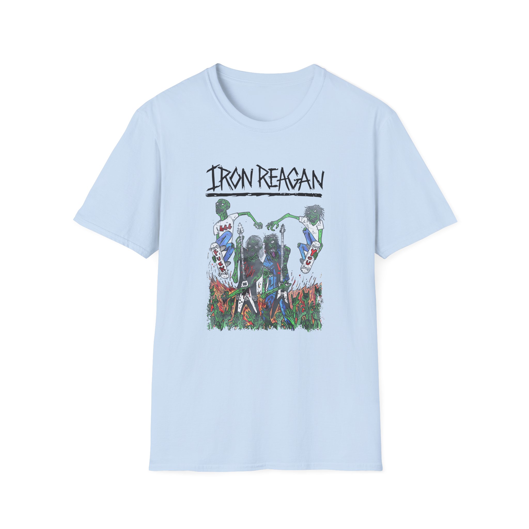 Iron Reagan Death Pit Unisex Softstyle T-Shirt