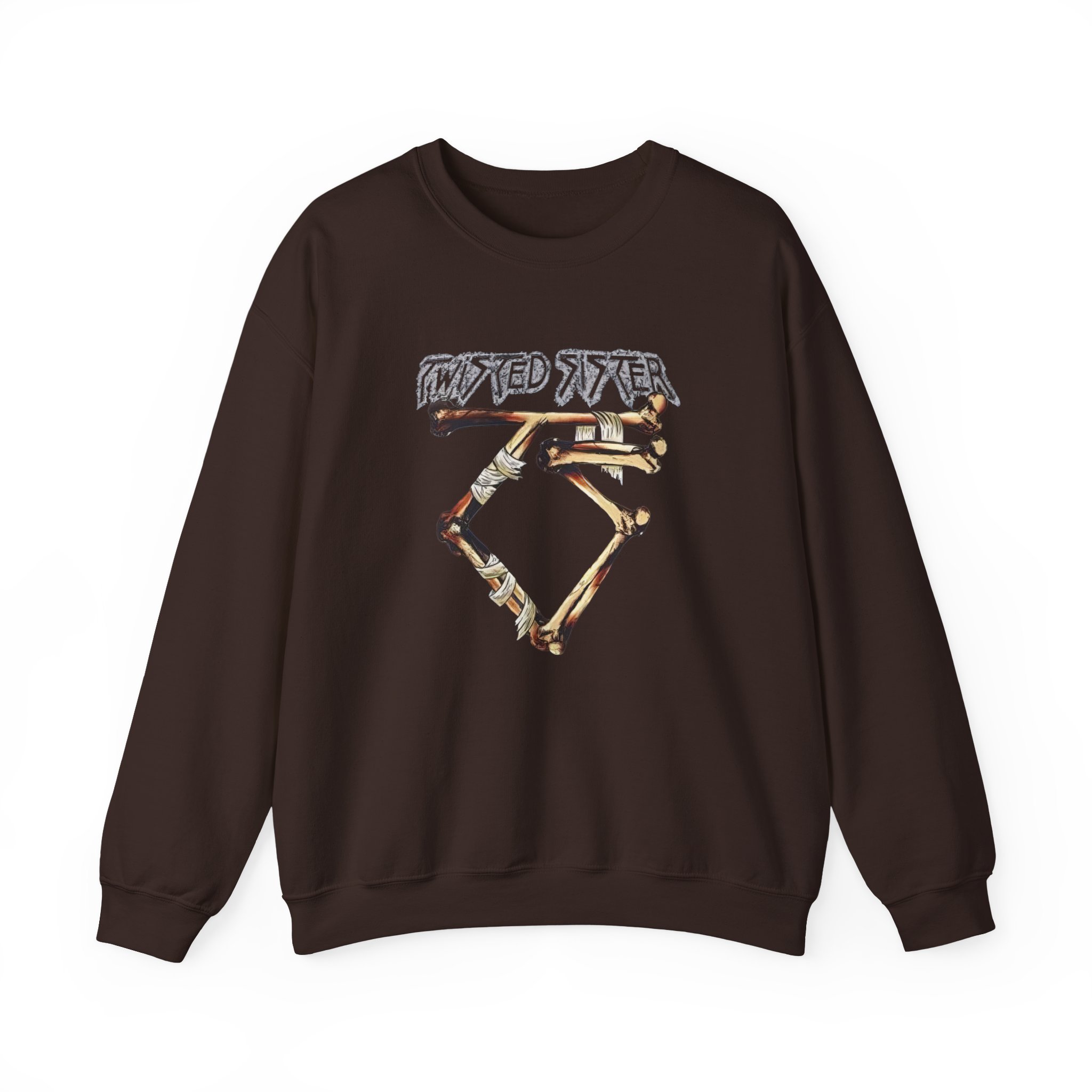 Popfunk Twisted Sister Bone Logo Unisex Heavy Blendâ„¢ Crewneck Sweatshirt