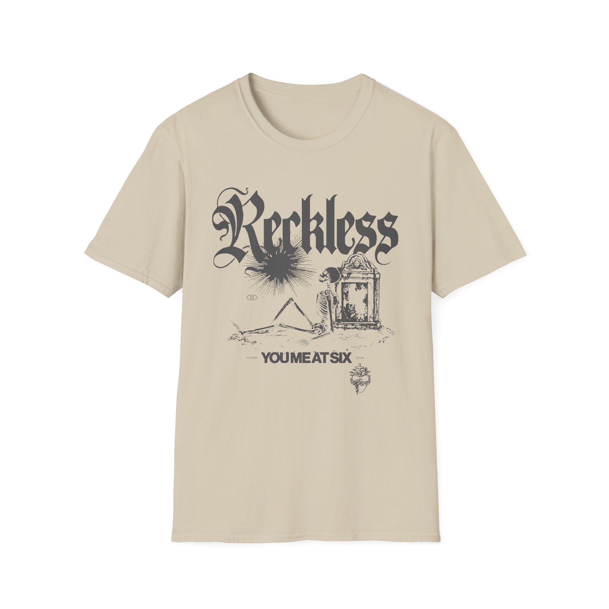 You Me at Six Reckless Unisex Softstyle T-Shirt