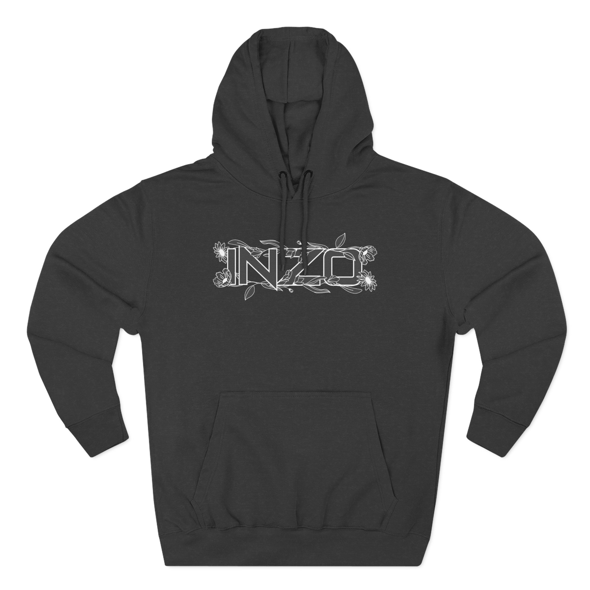 Inzo Flowers in My Heart Three-Panel Fleece Hoodie