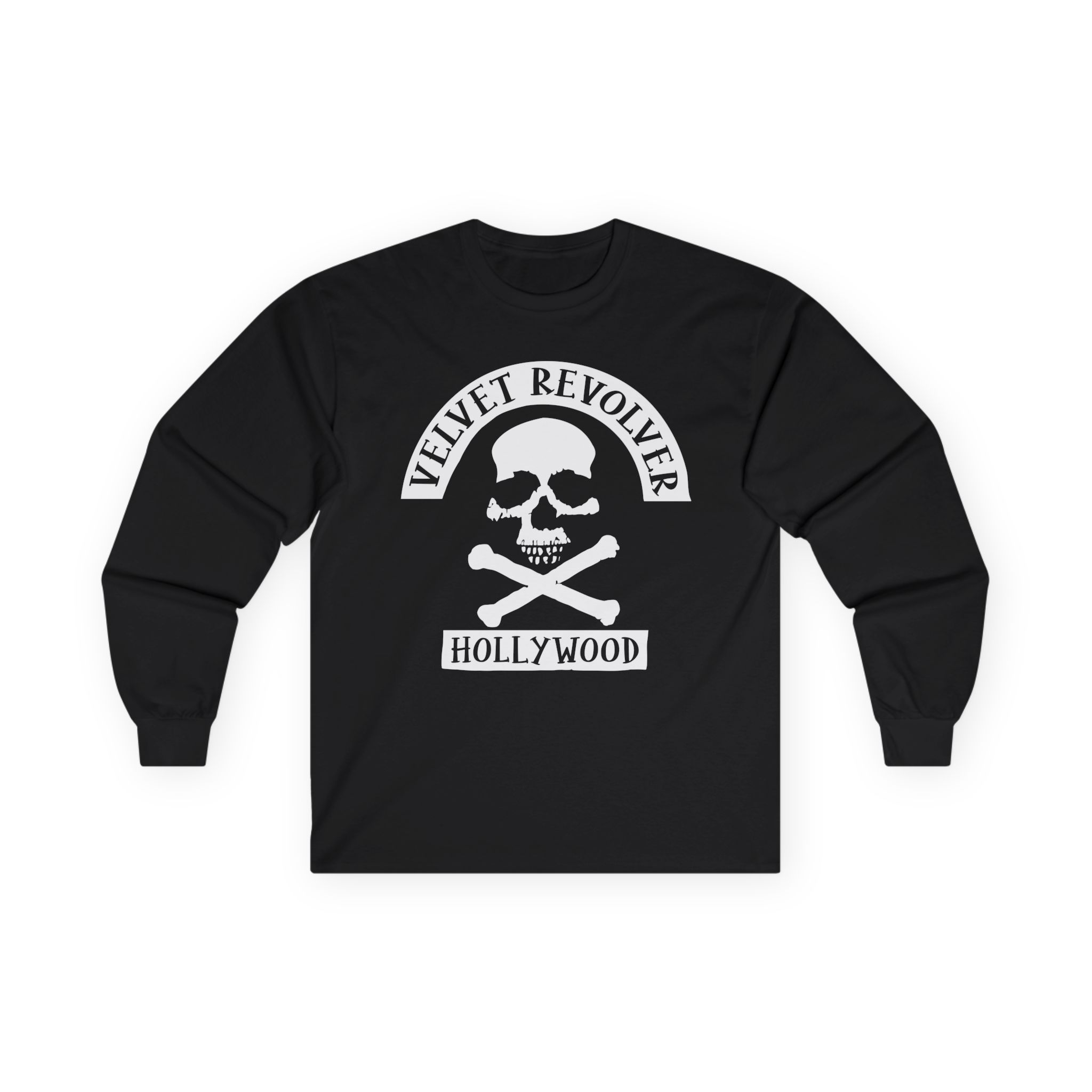 Velvet Revolver Skull Hollywood Unisex Ultra Cotton Long Sleeve Tee