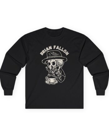 Brian Fallon Smoking Skeleton Unisex Ultra Cotton Long Sleeve Tee