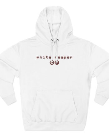 White Reaper Three-Panel Fleece Hoodie