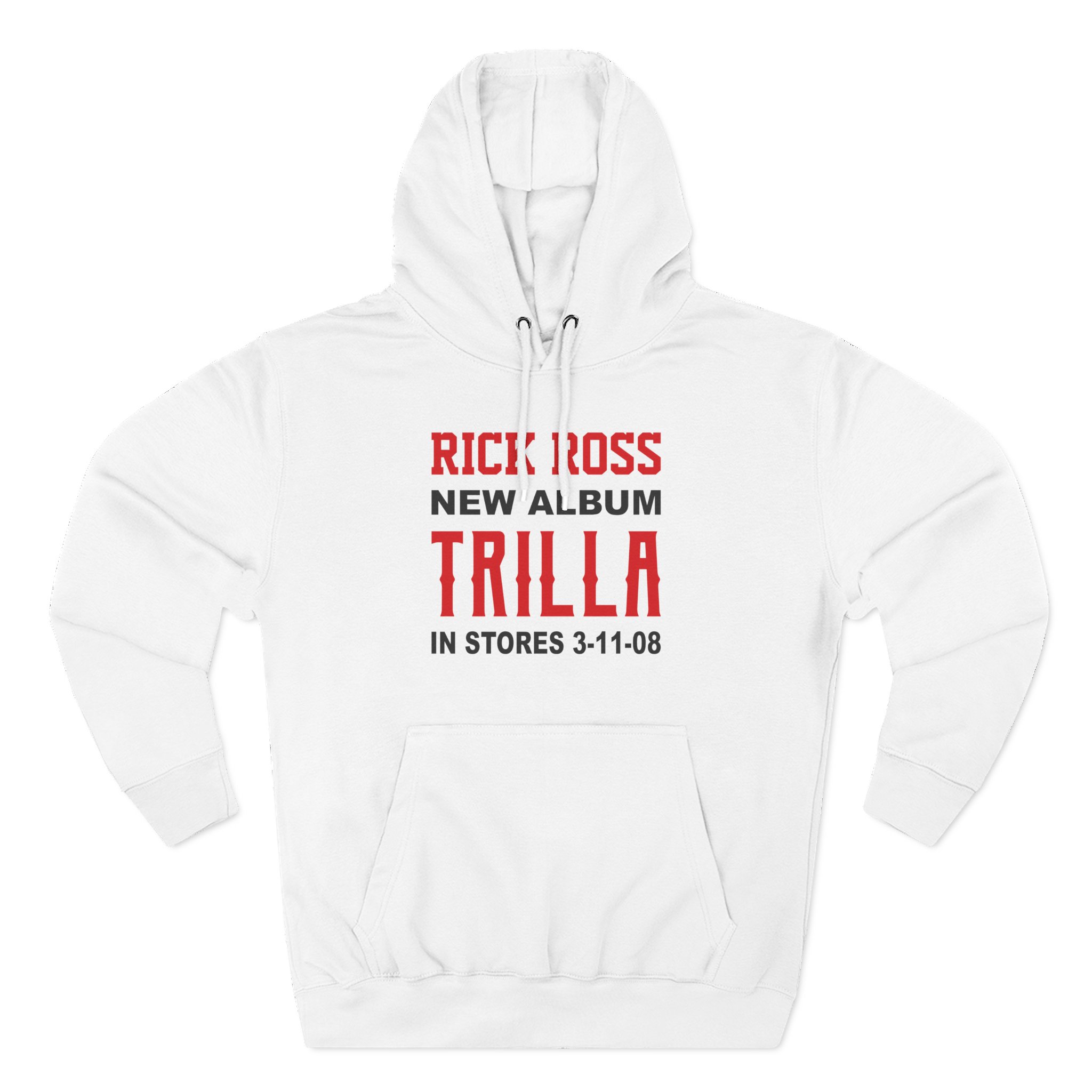 Rick Ross Three-Panel Fleece Hoodie