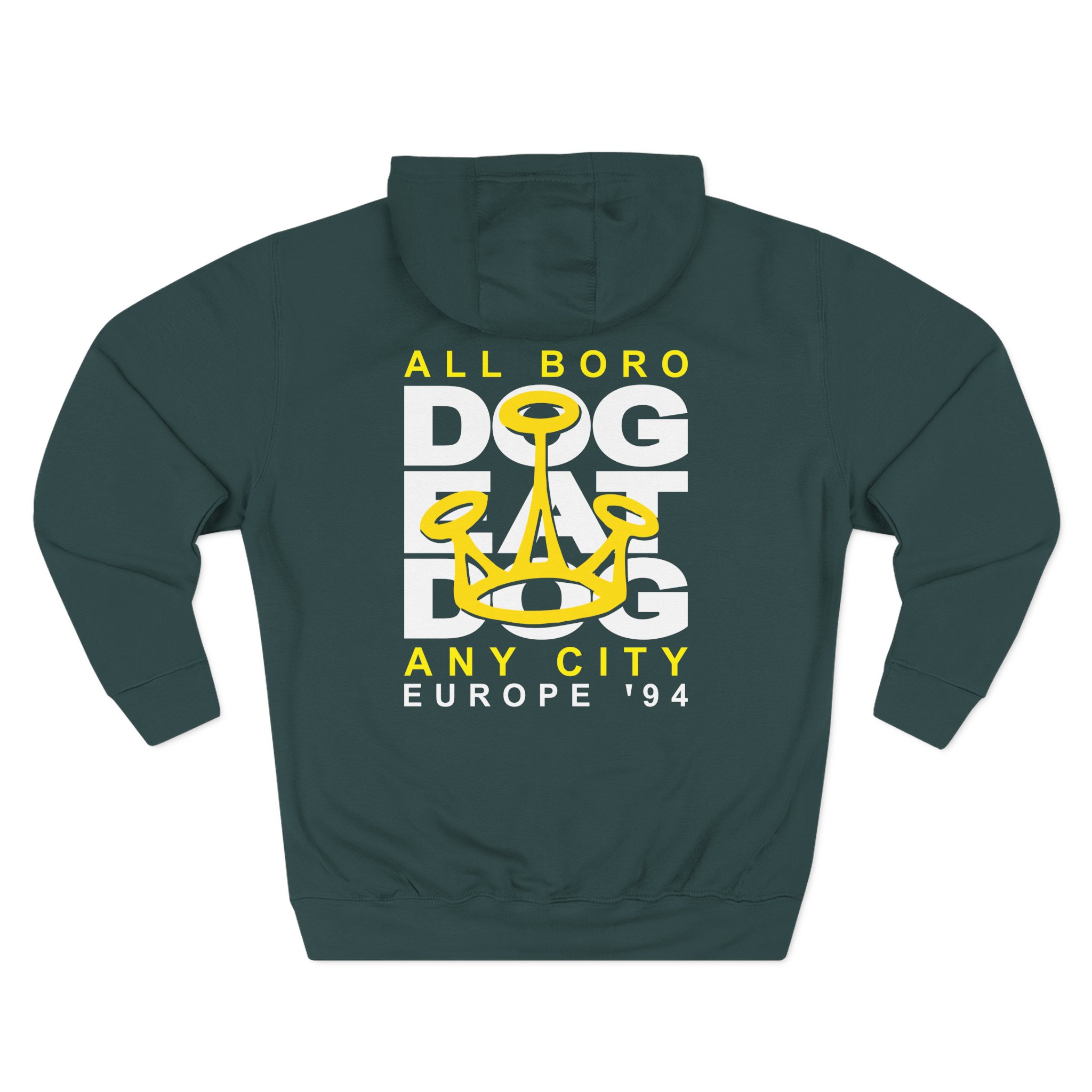 Dog Eat Dog Three-Panel Fleece Hoodie