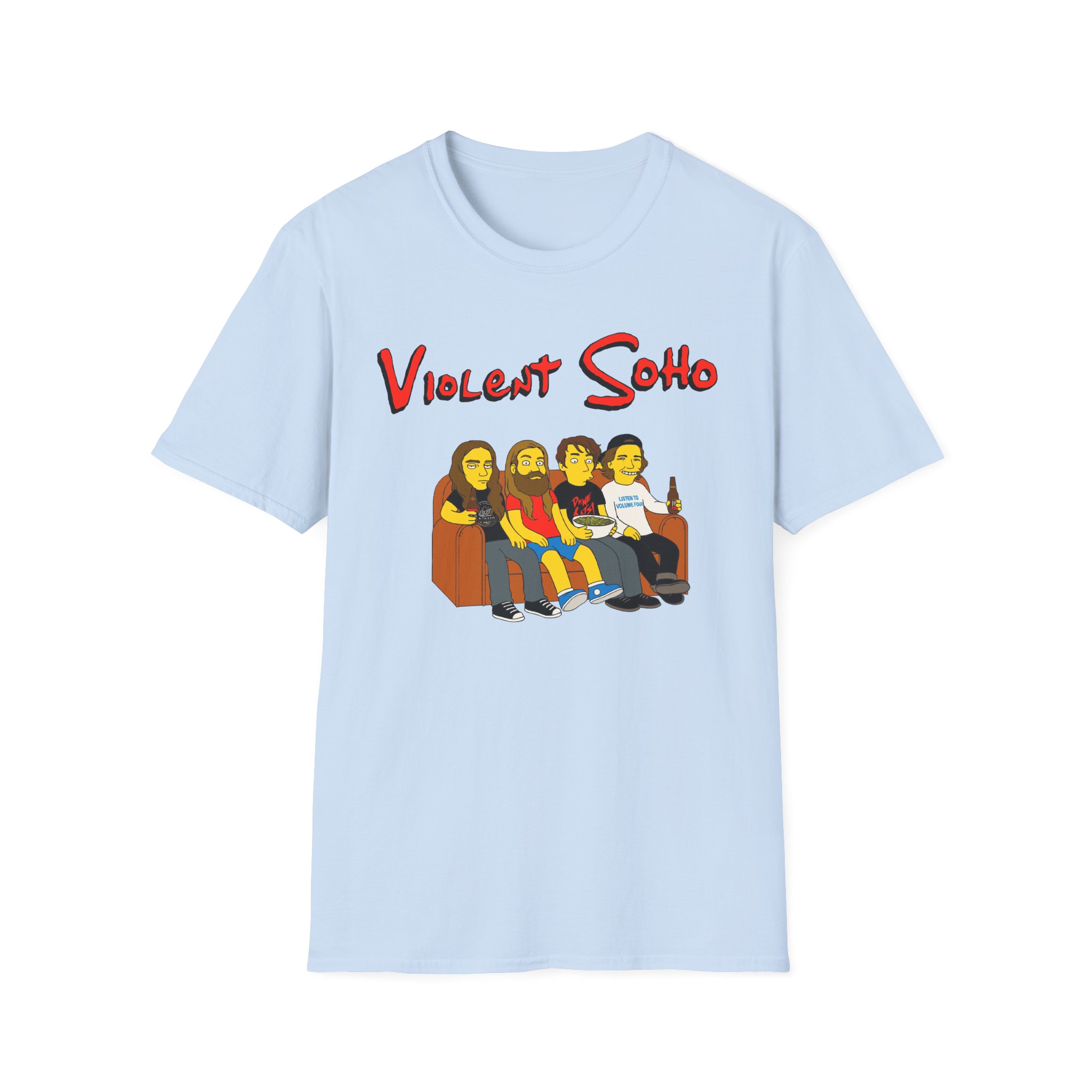 Violent Soho Springfield 4122 Unisex Softstyle T-Shirt