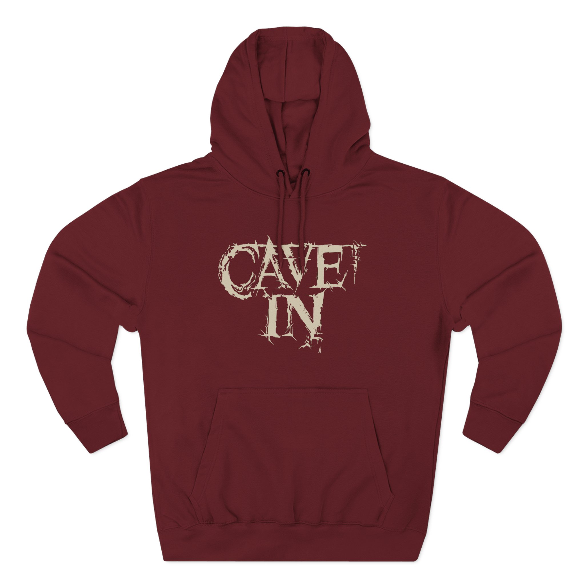 Cave in Logo & Satellite Three-Panel Fleece Hoodie