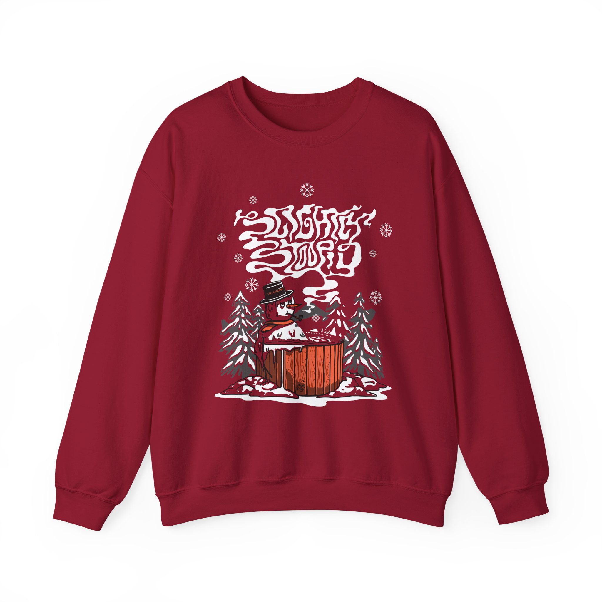 Slightly Stoopid Snowman Unisex Heavy Blendâ„¢ Crewneck Sweatshirt