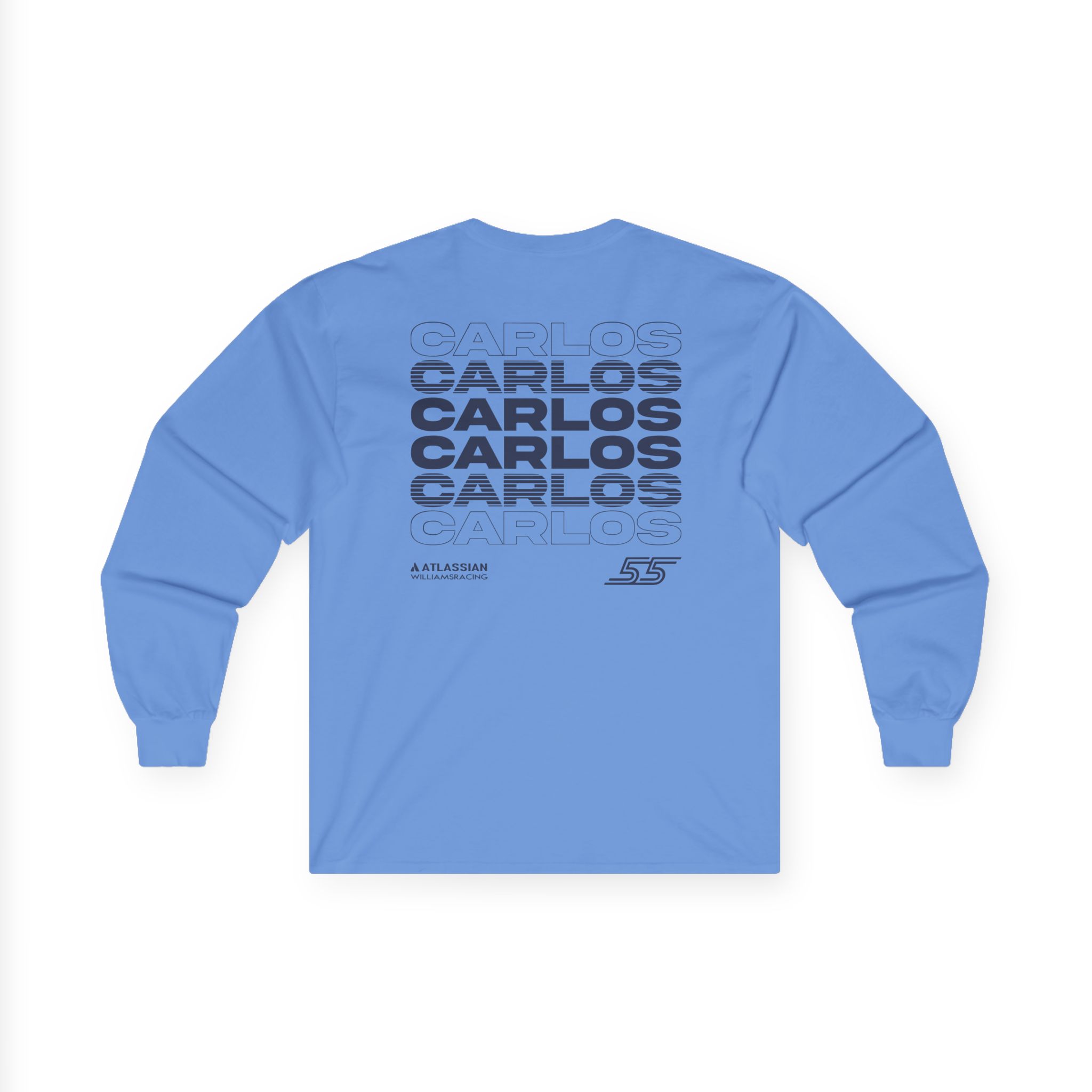 Carlos Sainz Atlassian Williams Racing Unisex Ultra Cotton Long Sleeve Tee