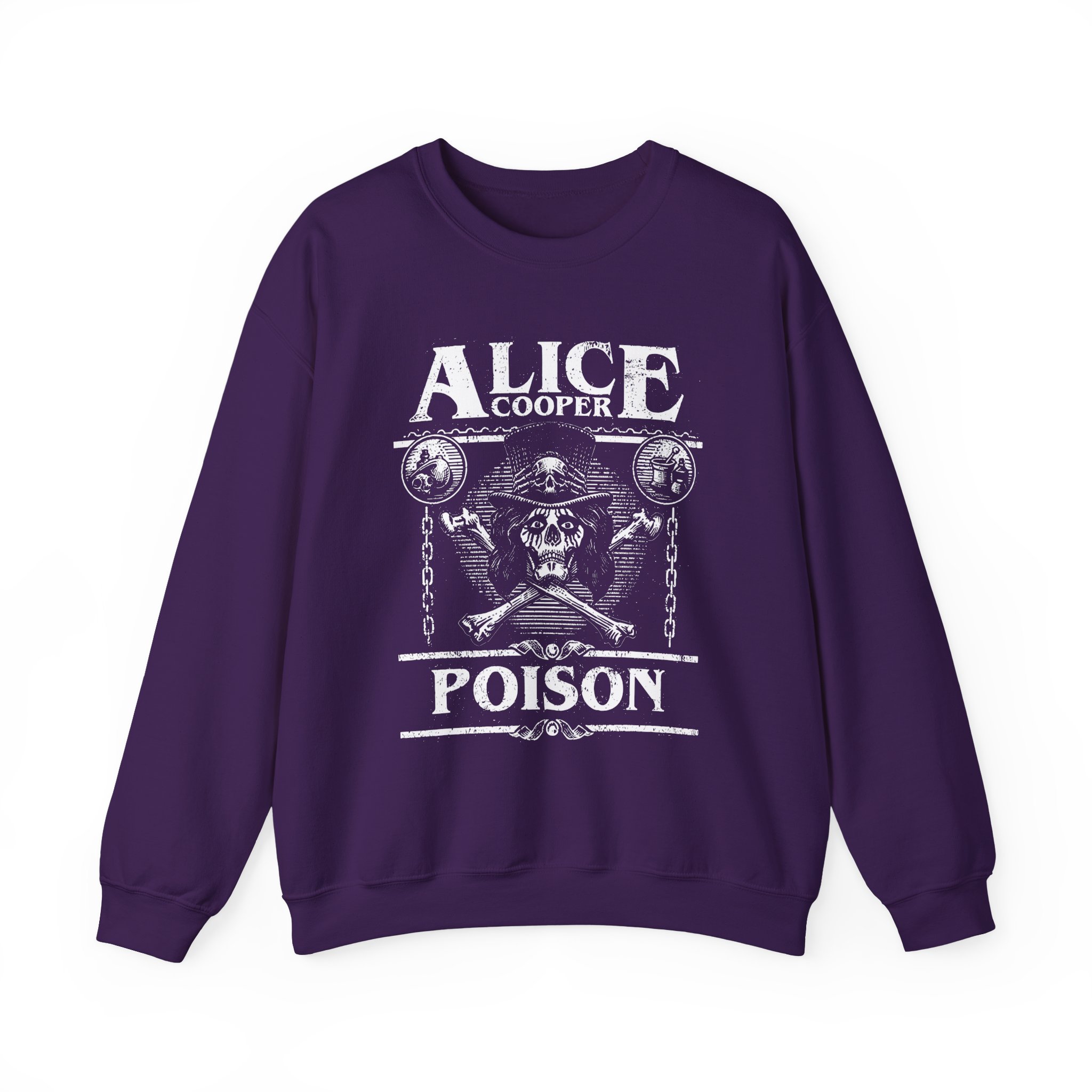 Alice Cooper Poison Unisex Heavy Blendâ„¢ Crewneck Sweatshirt