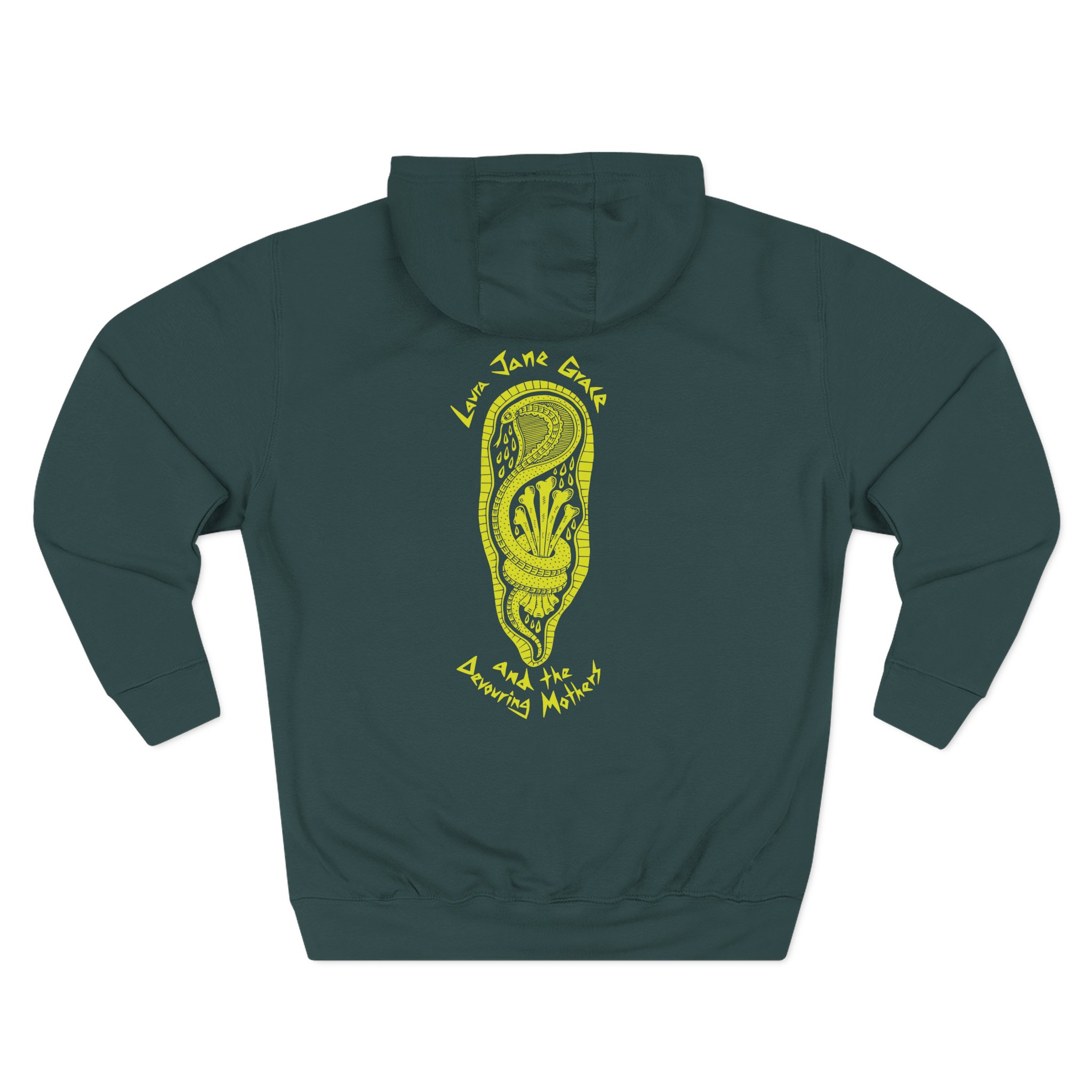Laura Jane Grace Snake&bones Three-Panel Fleece Hoodie