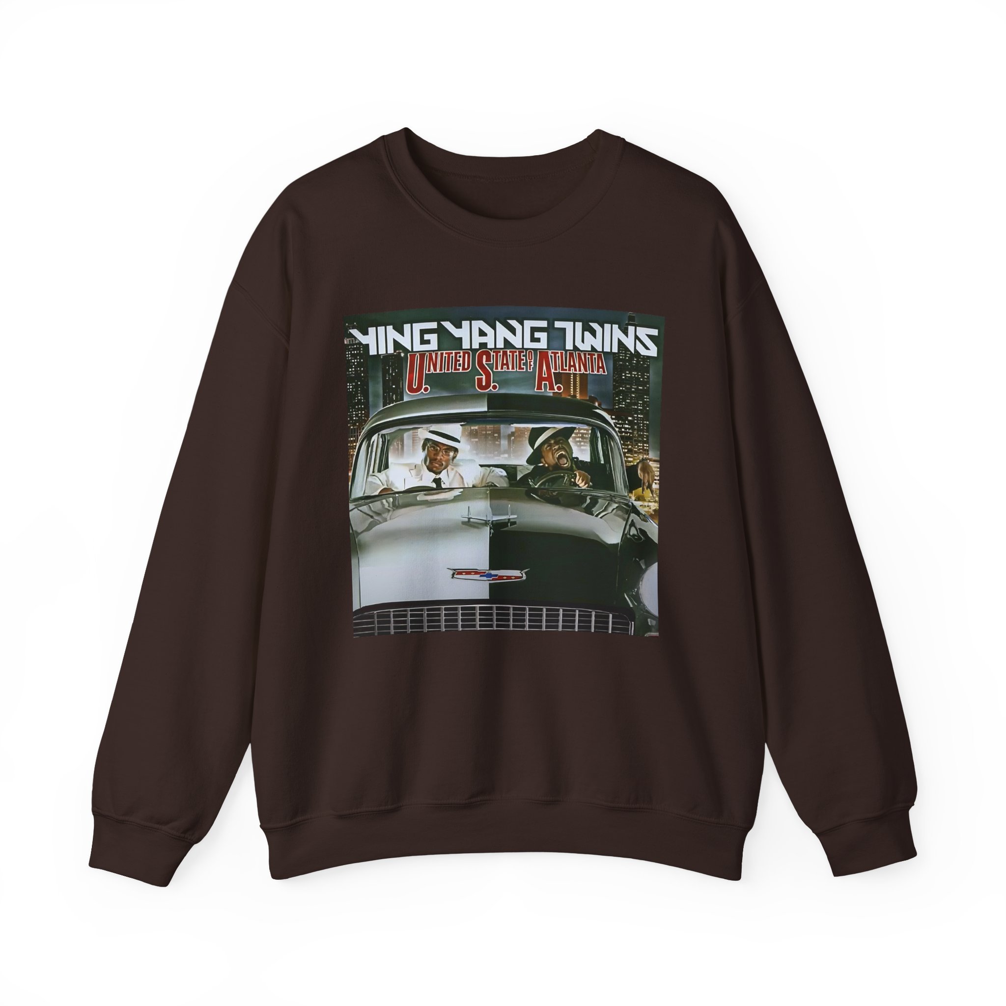 Ying Yang Twins United State Of Atlanta Album Cover Unisex Heavy Blendâ„¢ Crewneck Sweatshirt