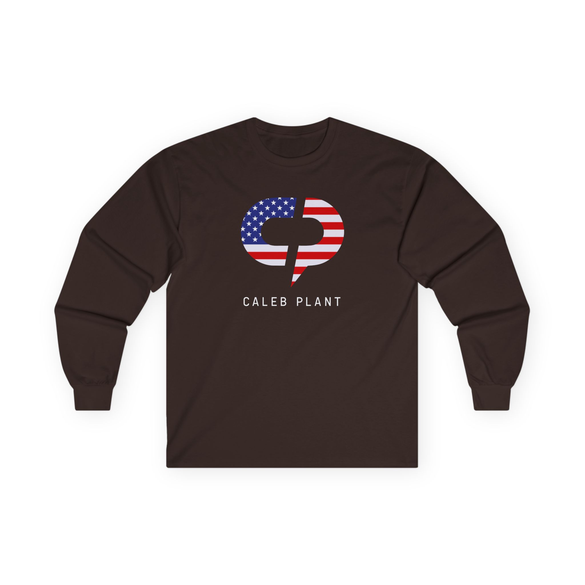 Caleb Plant Red, White and Blue Unisex Ultra Cotton Long Sleeve Tee