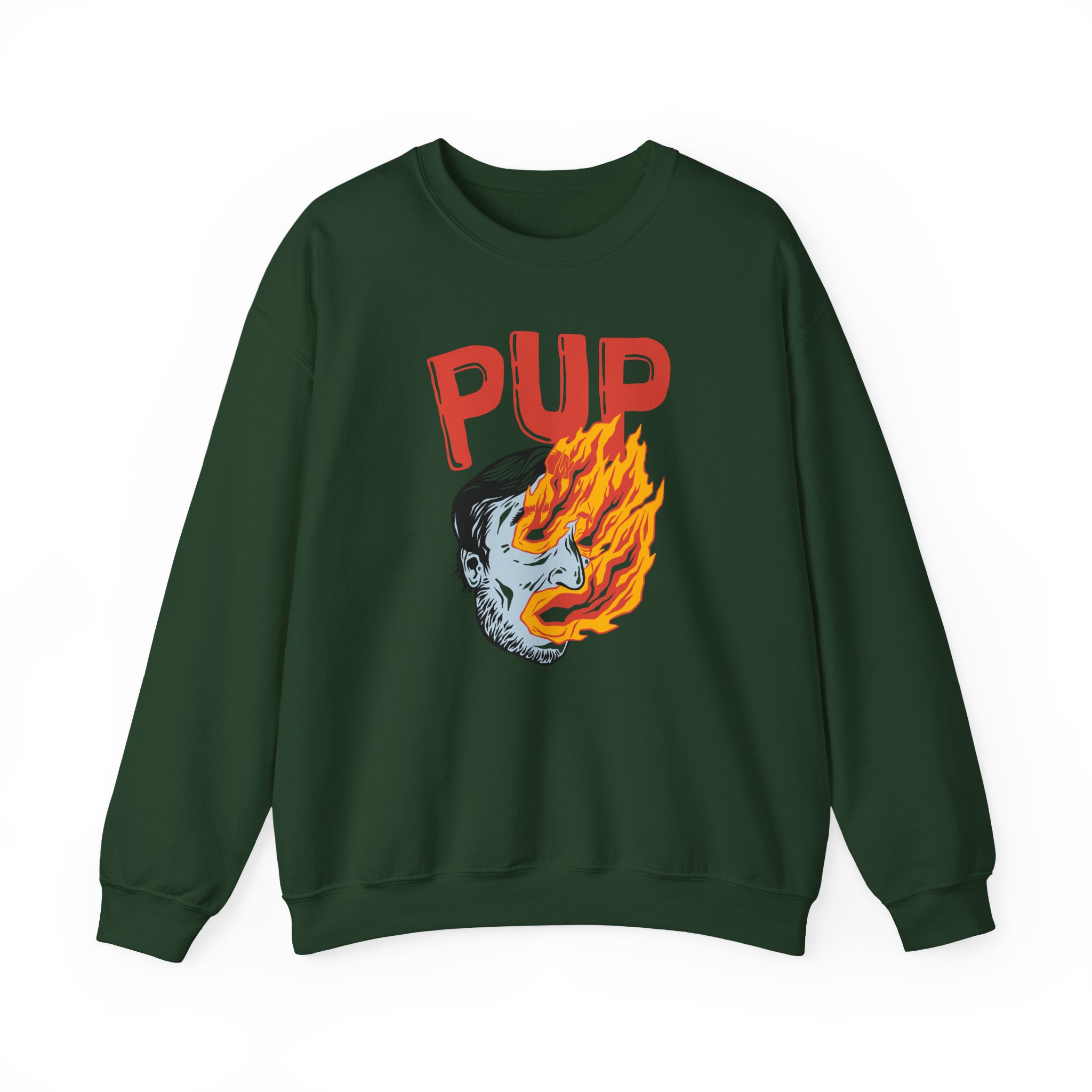 Pup I Hope the World Explodes Unisex Heavy Blend Crewneck Sweatshirt