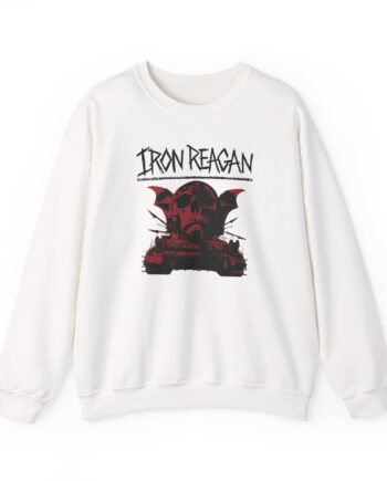 Iron Reagan Warning Unisex Heavy Blend™ Crewneck Sweatshirt