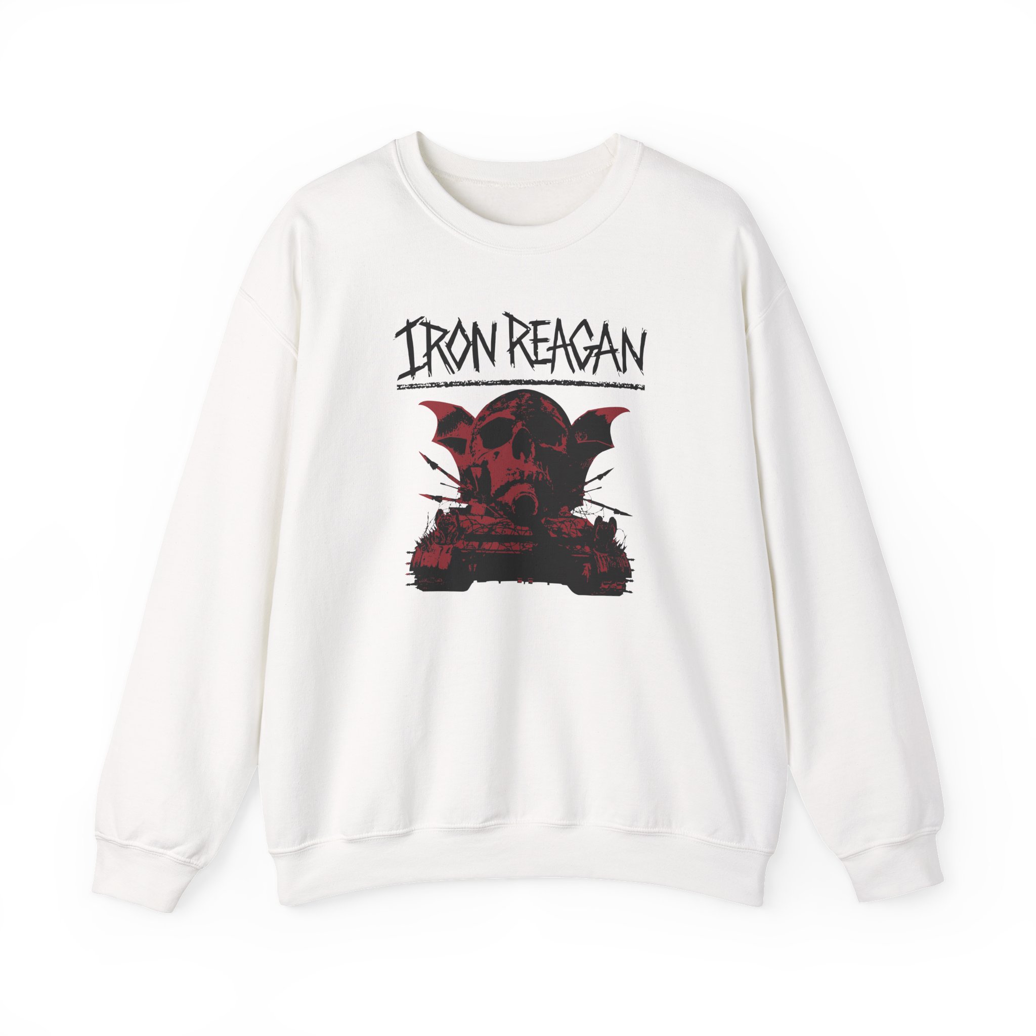 Iron Reagan Warning Unisex Heavy Blendâ„¢ Crewneck Sweatshirt